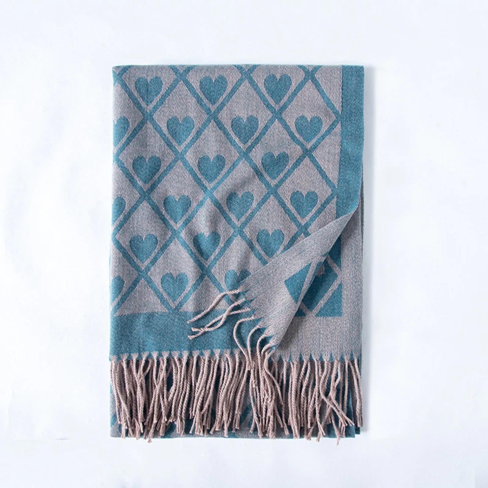 Schals Tücher Halstuch Scarf Damen Schal Winter Vintage Liebhaber Schal Wickelschal Unisex