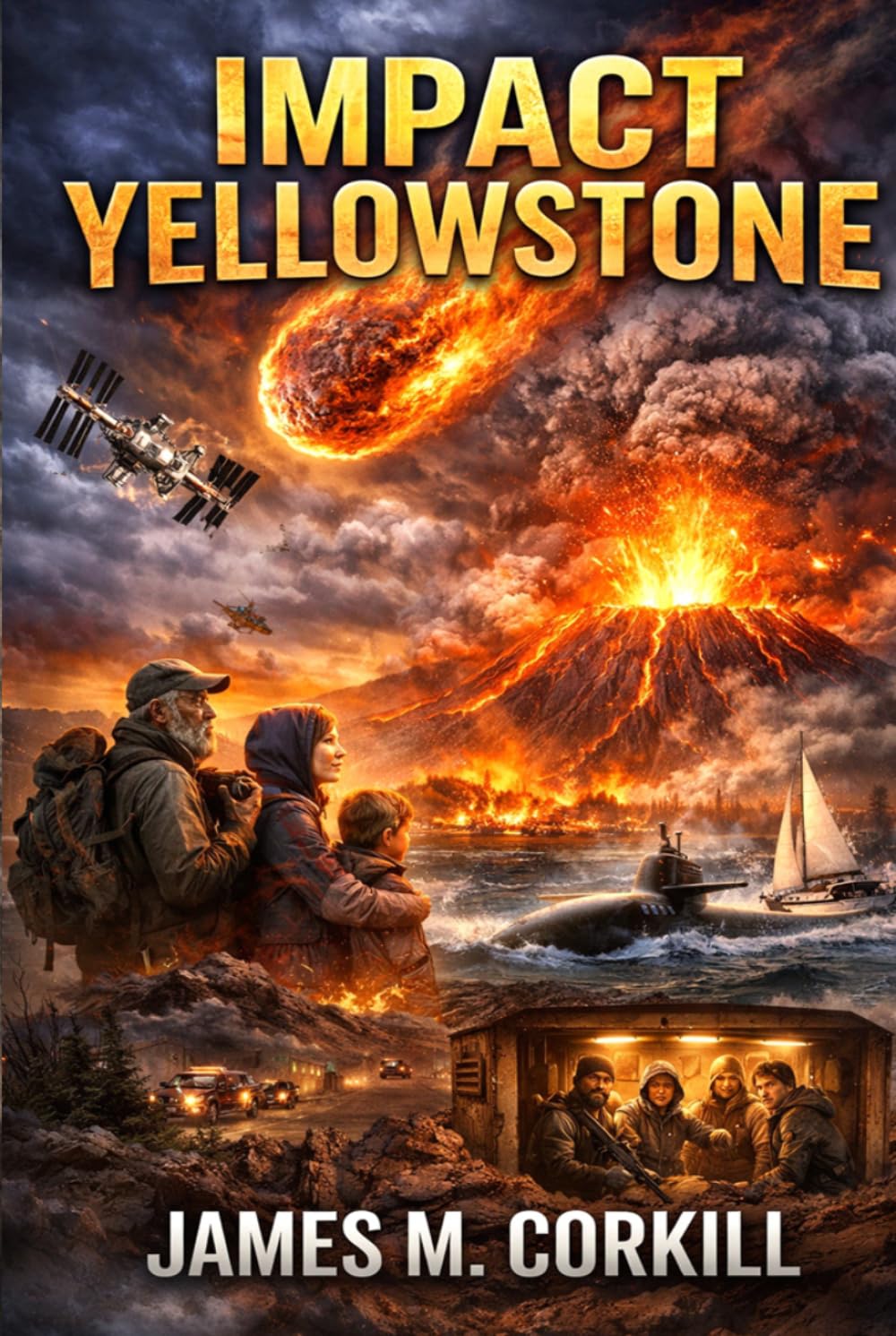 Impact Yellowstone. (Eruption): Survival is the only option.