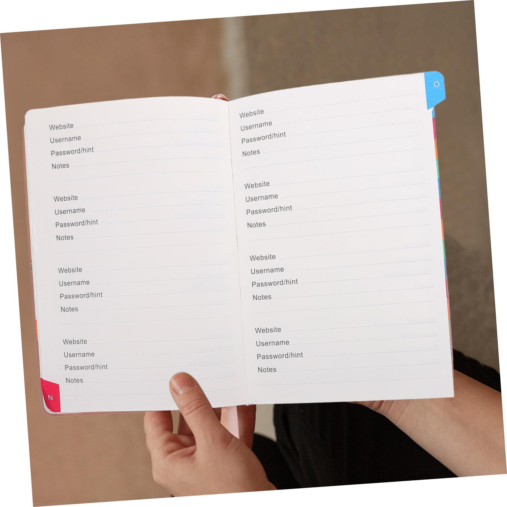 Carnet D'adresses du Domicile A5, Organiseur Téléphonique Pu Papier