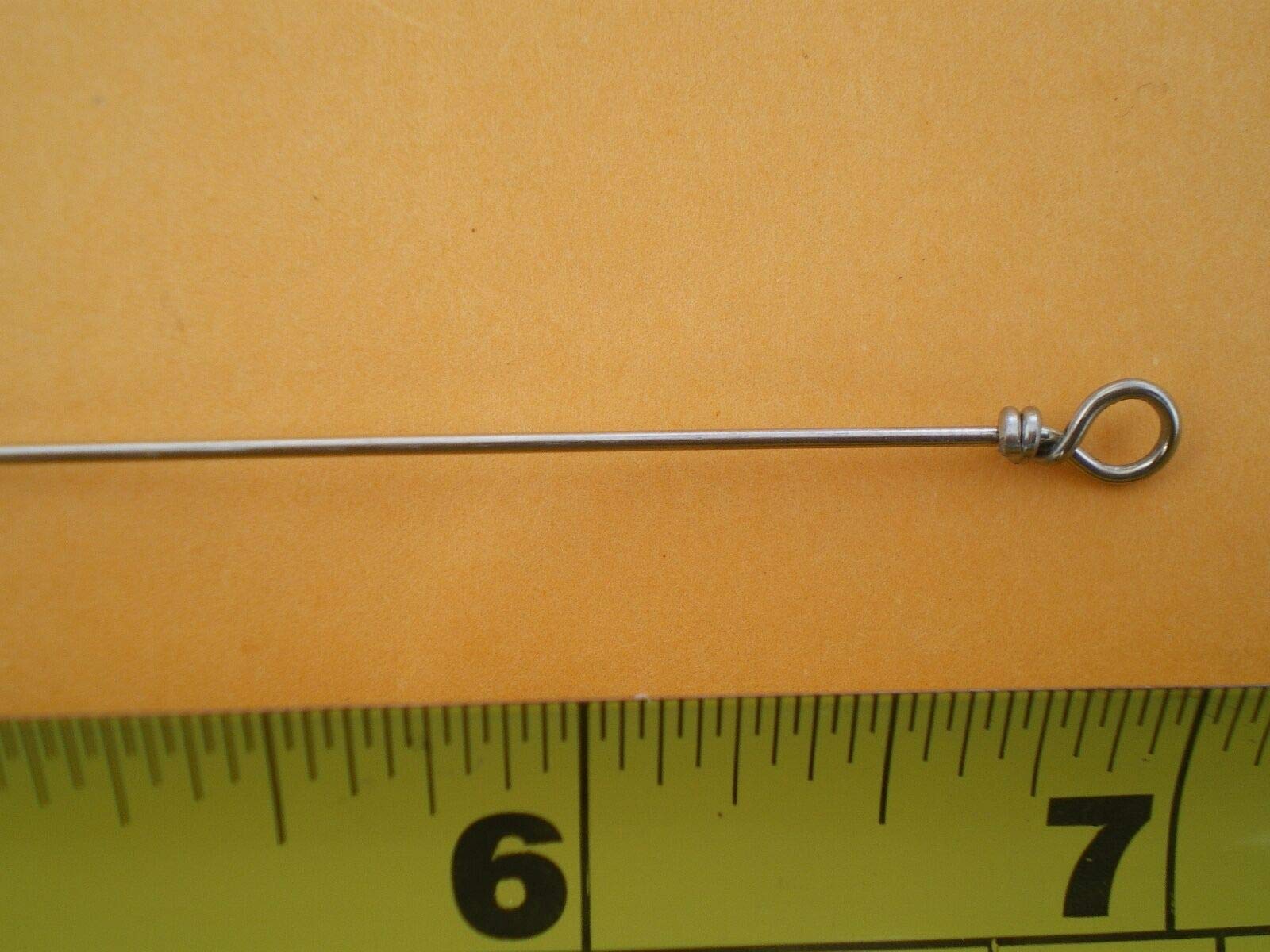 Fishing Tackle Lure 40 PCS. SHAD Lead Spoon Fishing JIGS, 1 OZ. W/Stainless S. Wire Eye/UNPAINTED