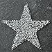 Star Shape Crystal Rhinestone iron-on Applique Patch by 1pc, 3-1/4"D, TR-11039