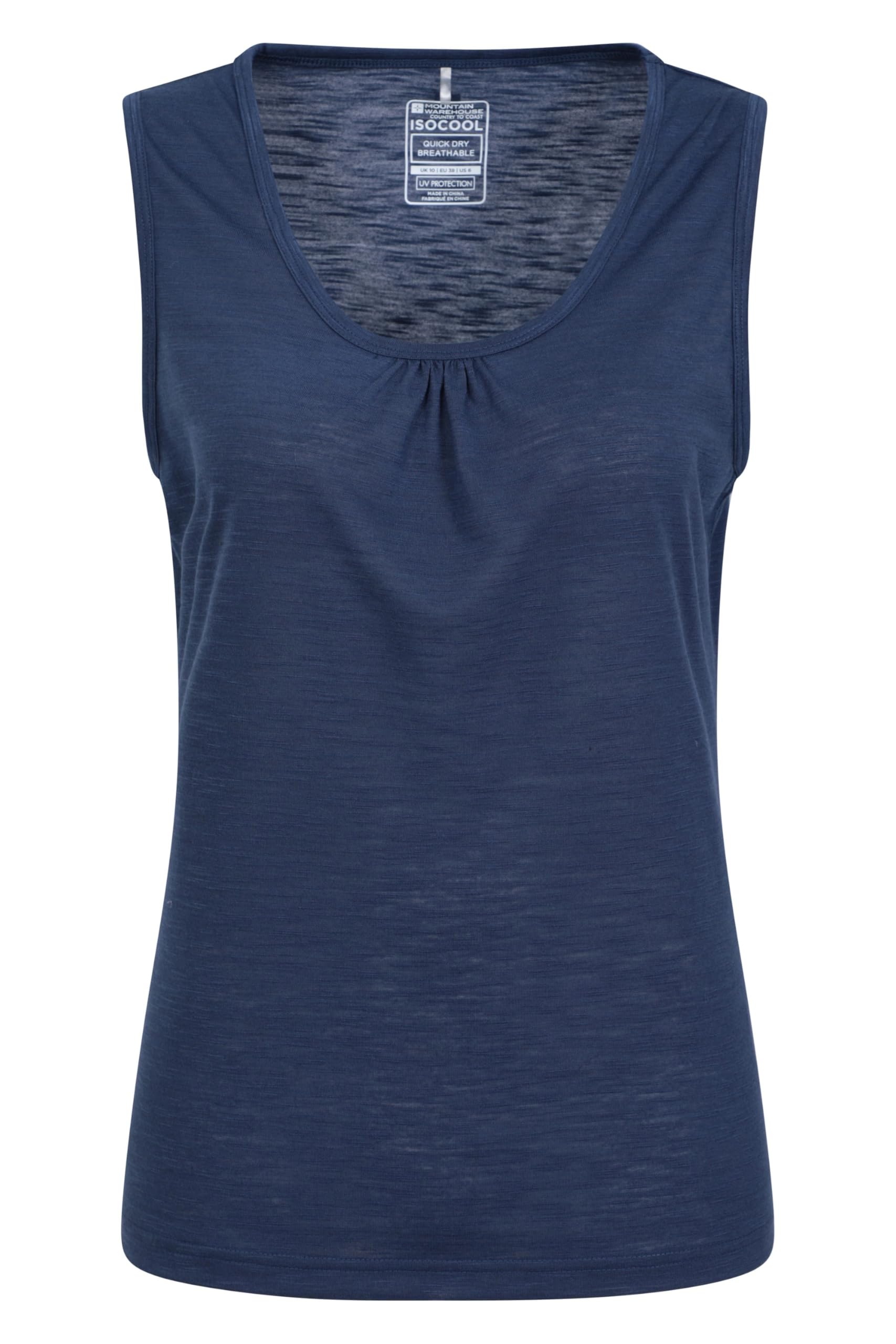 Agra Quick-Dry Womens Vest - Navy
