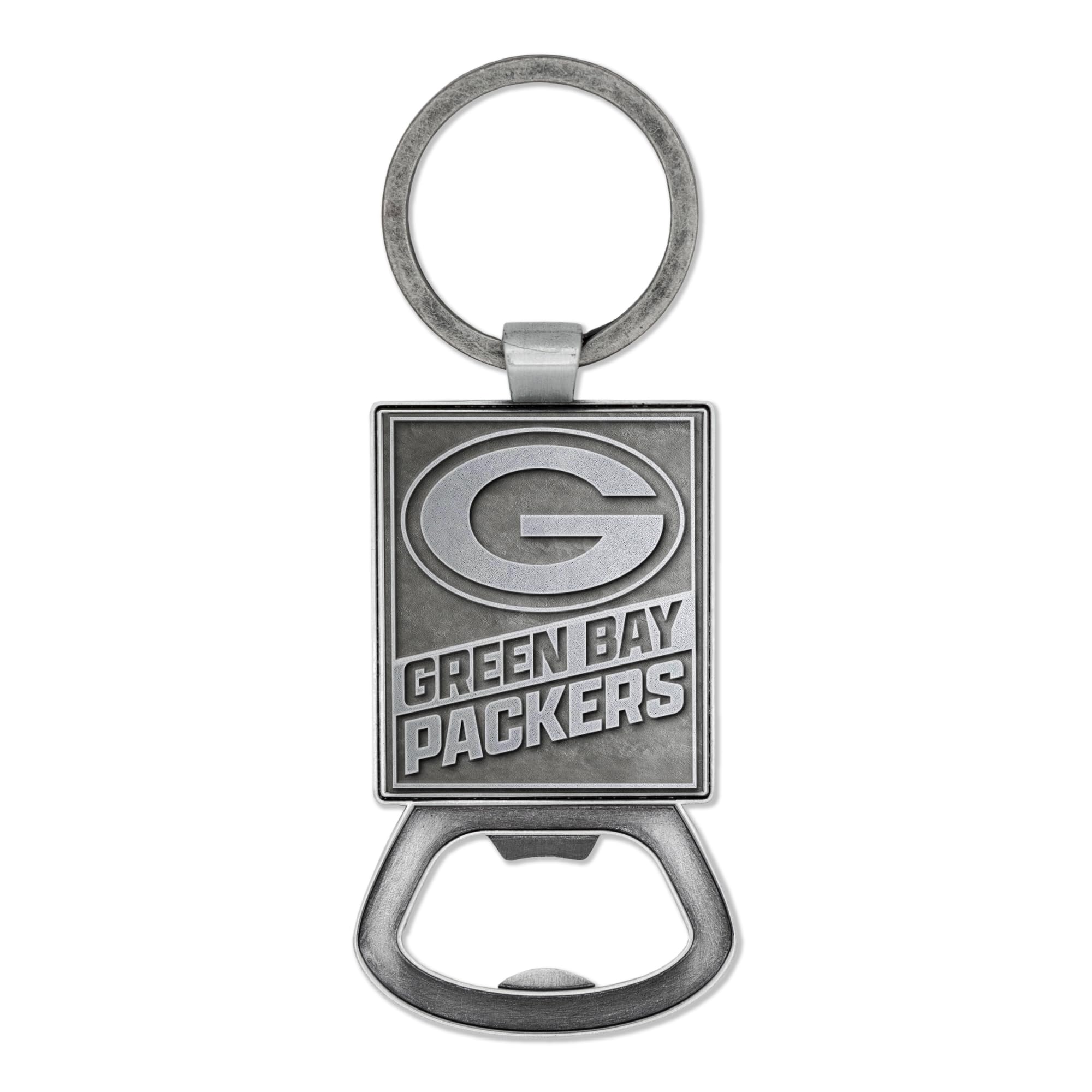Rico Industries NFL Football Pewter Style Bottle Opener Keychain