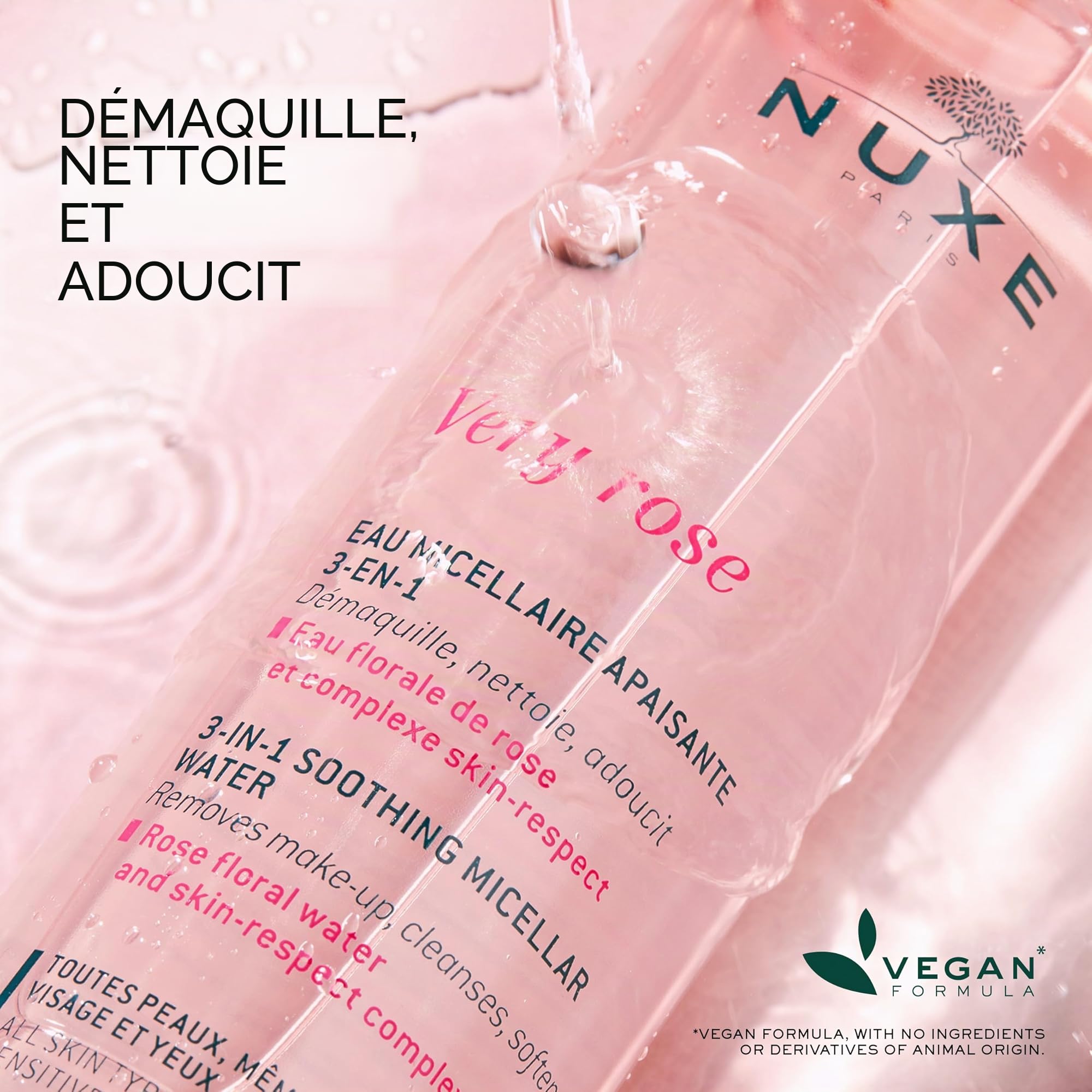 Nuxe Very Rose Eau micellaire Apaisante Nettoyante 400ml