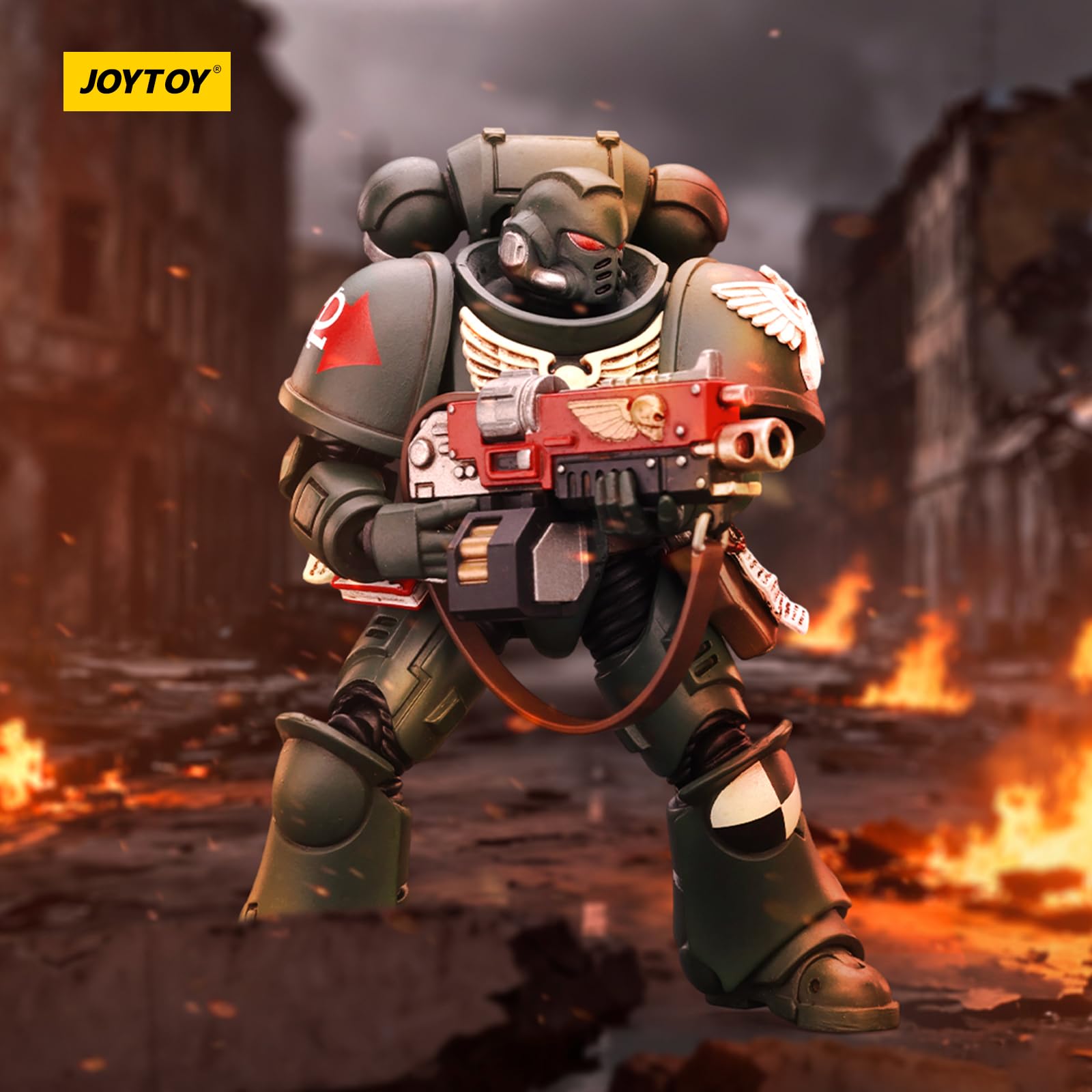 JOYTOY Warhammer 40k Dark Angels Intercessors Brother Asharr 1/18 Action Figure Collect And Display Model - Image 2