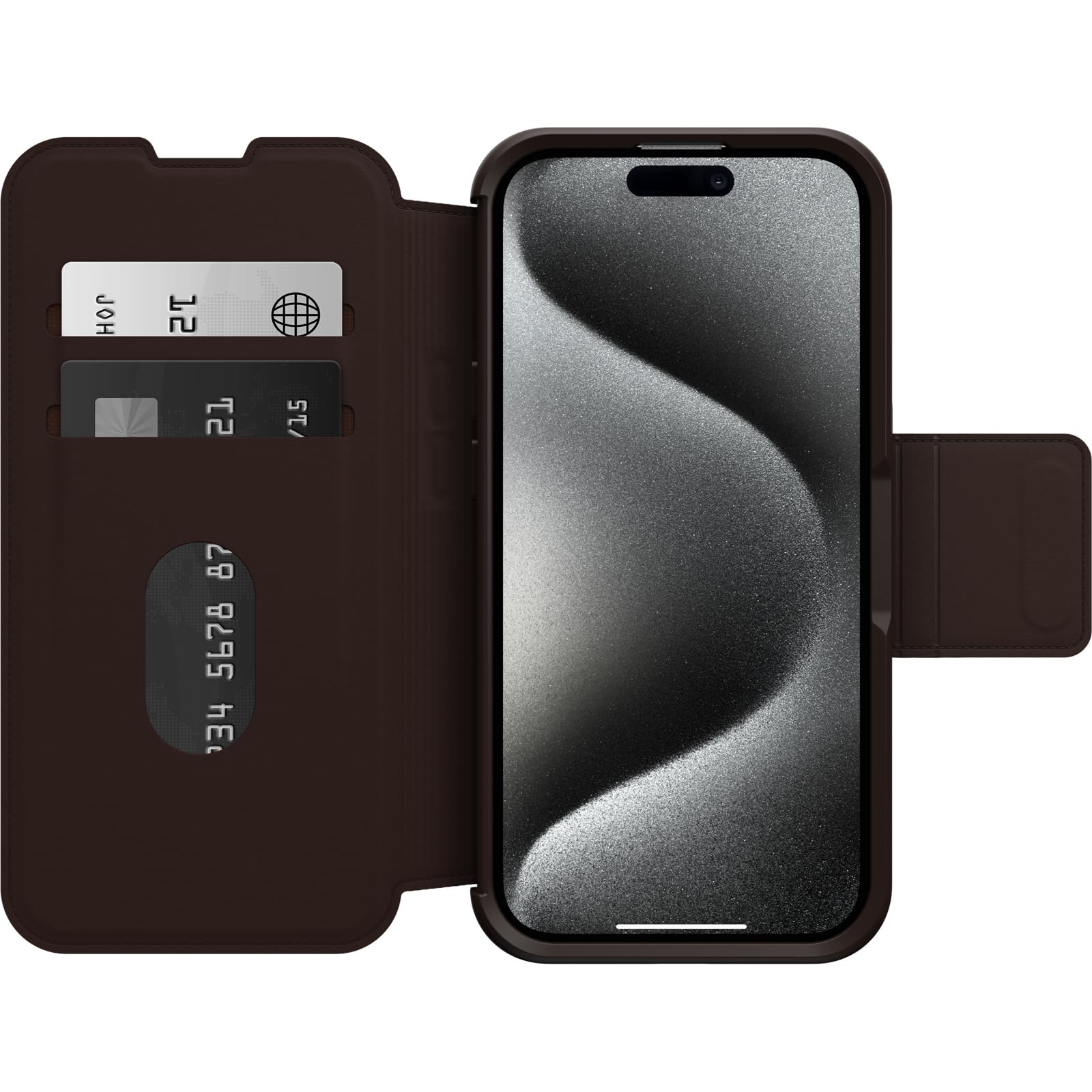 OtterBox iPhone15Pro (オンリー) 本革手帳型H030-01 Amazon.com: OtterBox iPhone 15 Pro (Only) Strada Folio Series Case