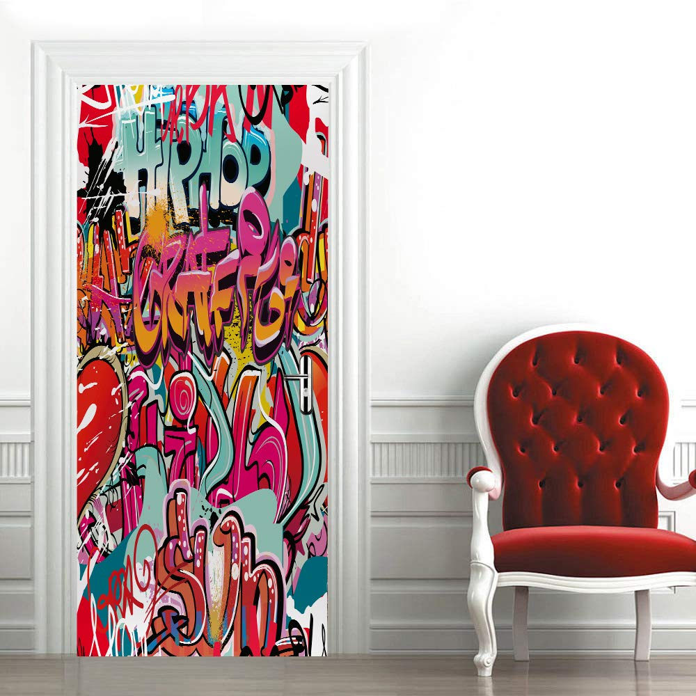 Poster porte graffiti pour dynamiser la décoration d'une chambre d'ado ou d'un salon