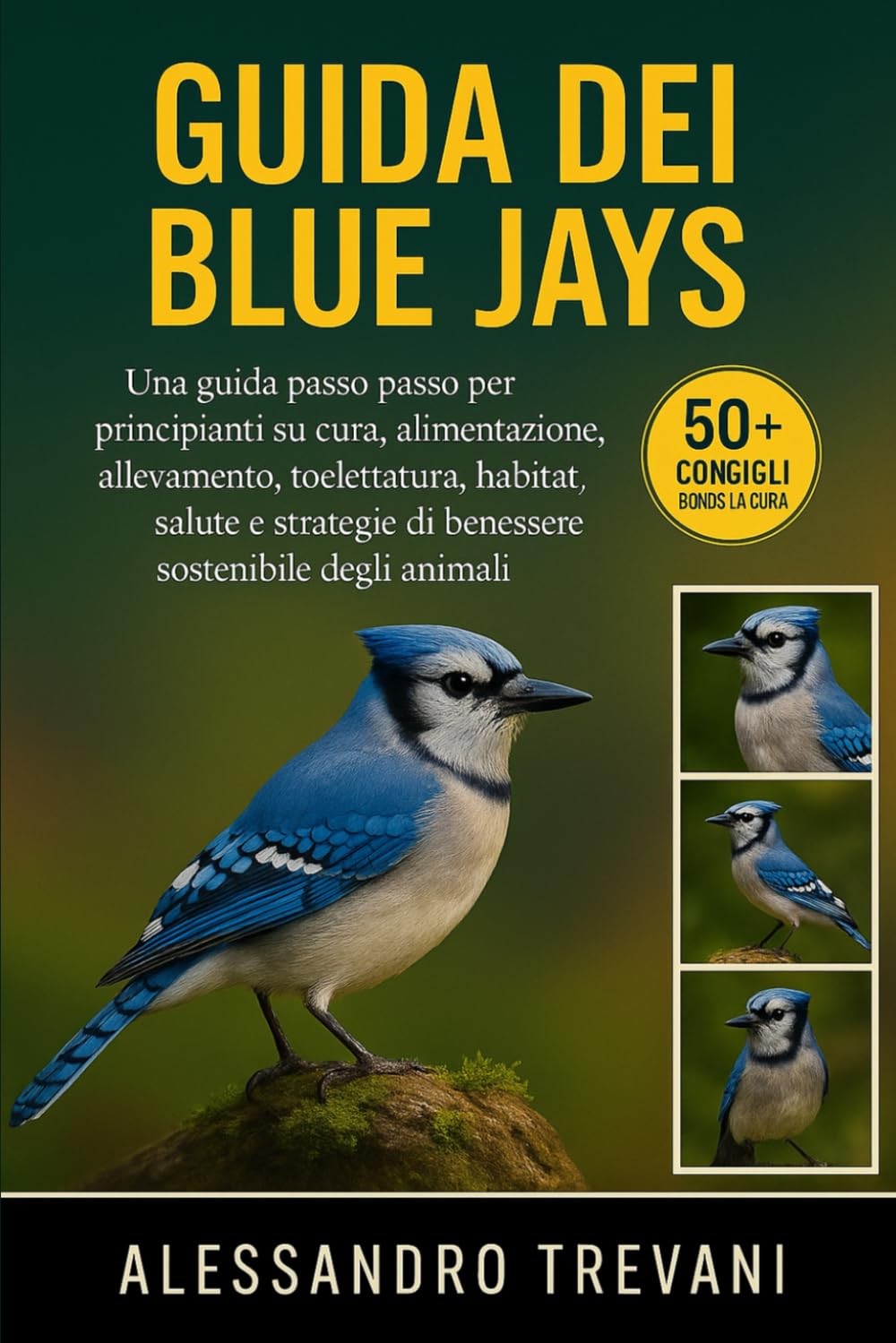 GUIDA DEI BLUE JAYS: Una guida passo passo per principianti su cura, alimentazione, allevamento, toelettatura, habitat, salute e strategie di benessere sostenibile degli animali