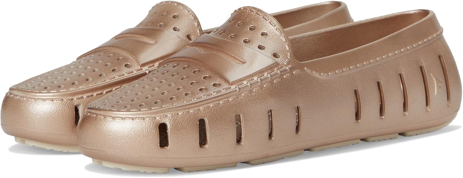 Floafers Womens Metallic Posh Driver