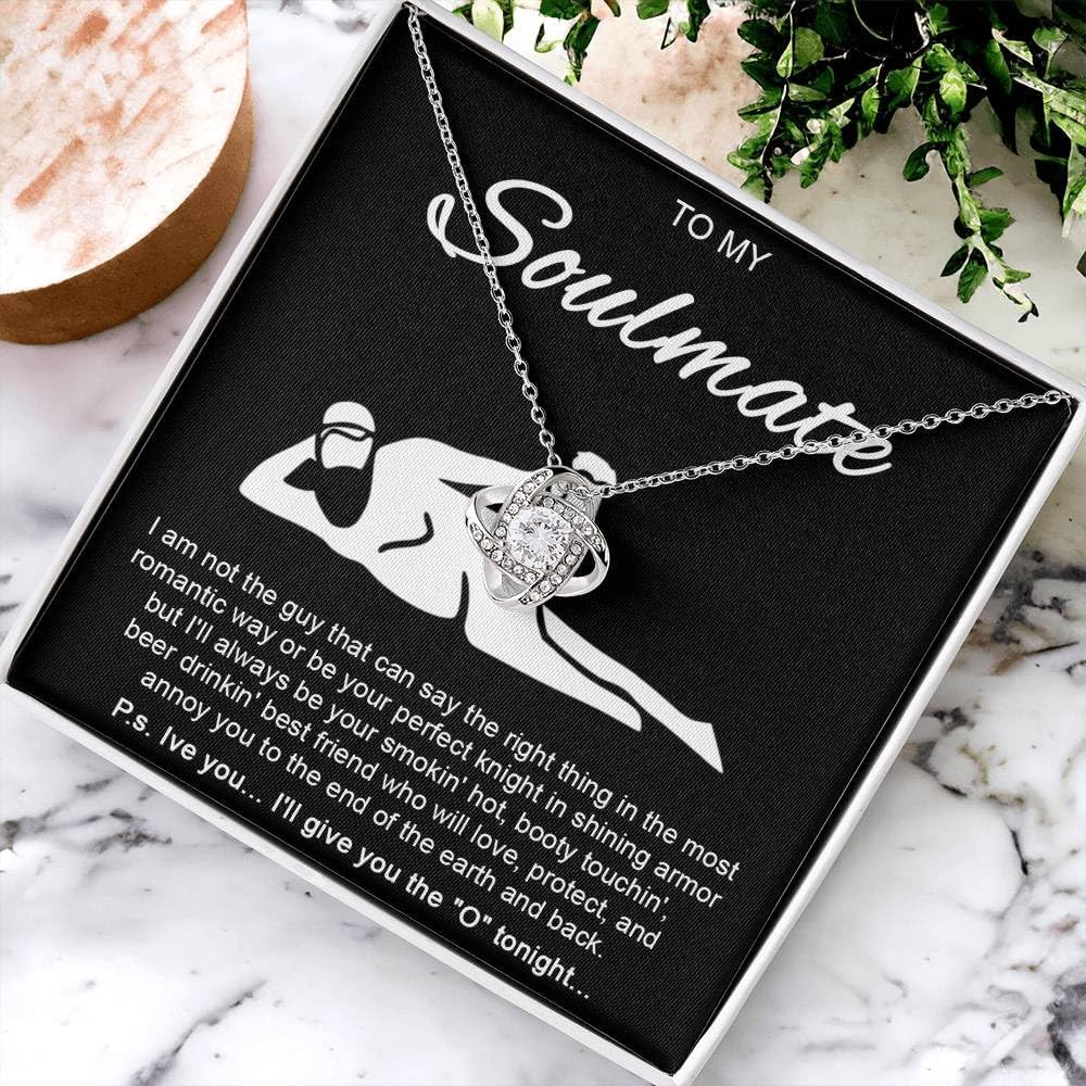 To My Soulmate Necklace - Romantic Jewelry for Women, Gift for Wife from Husband, Funny Soulmate Gifts for Her, Perfect for Girlfriend or Partner, Ideal Birthday, Anniversary, or Valentine - Image 5