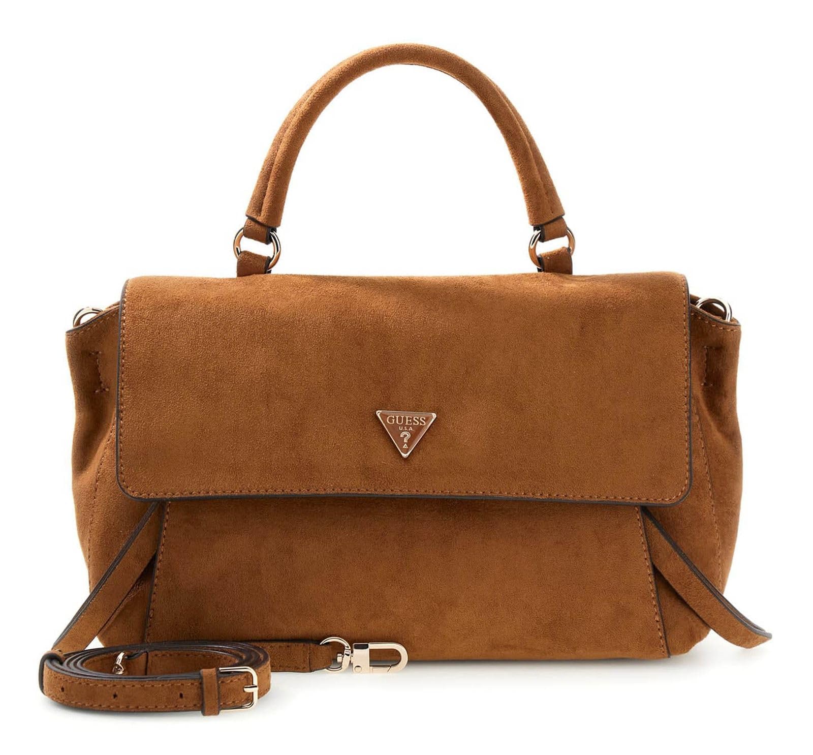 Sac à épaule GUESS Devon résout le manque de place avec style cognac - 5