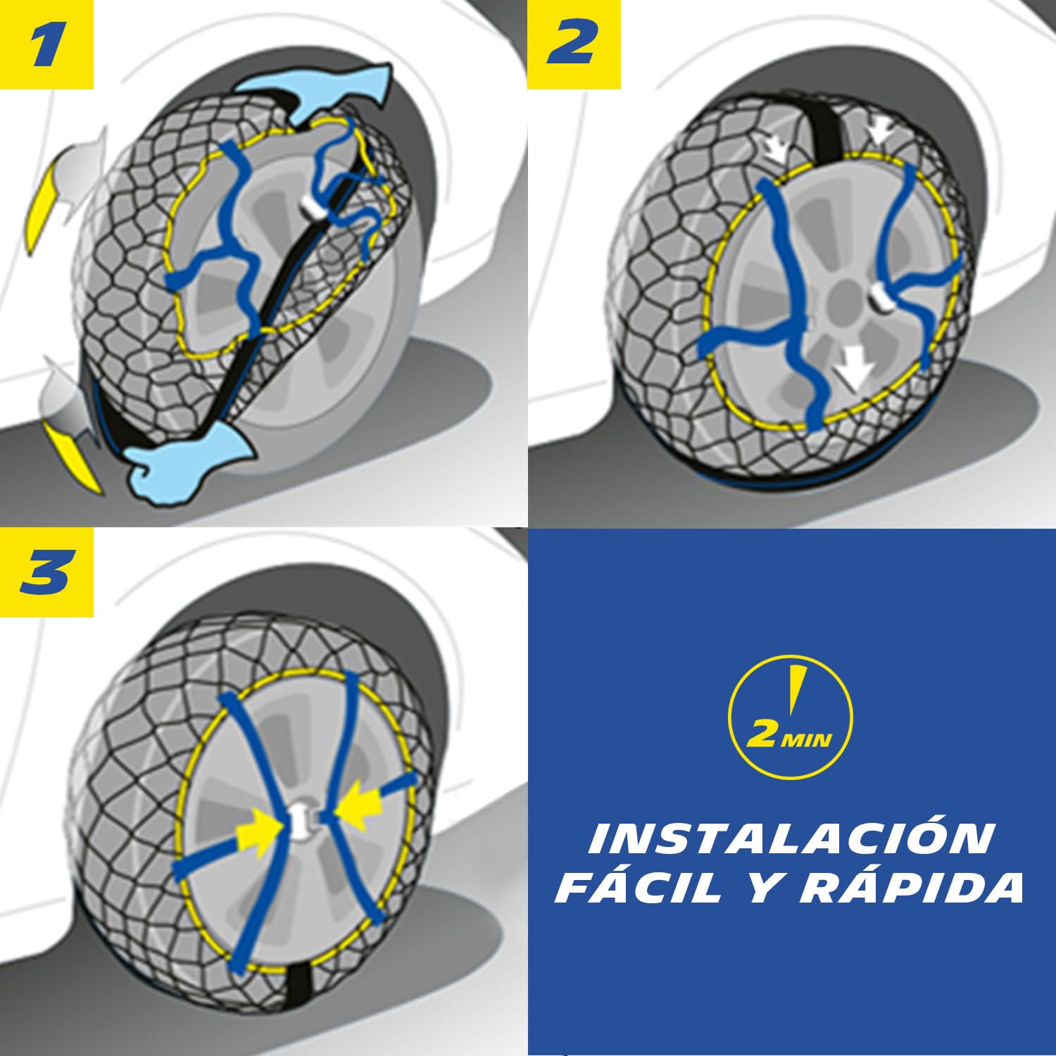 Michelin Cadenas Nieve Easy Grip Evolution 13