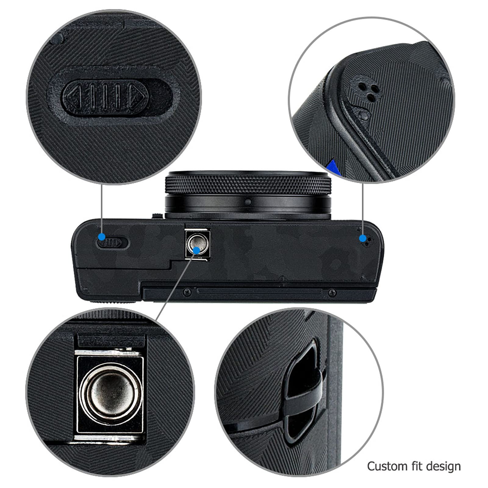 Amazon | 傷防止カメラボディスキンカバープロテクターフィルム Sony 