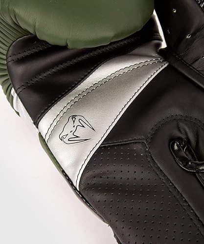 Vista 46 de Venum Elite Evo Boxhandschuhe Schwarz/Schwarz