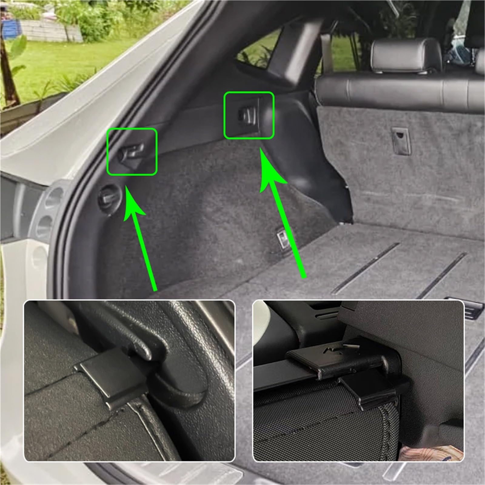 Versenkbare Trunk Cargo Abdeckung Für Toyota Für Harrier 60 Für Venza 2014 2015 2016 2017 2018 2019 Paket Rack Schild Privatsphäre Gepäckraumabdeckung
