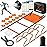 X-UMEUS Agility Ladder Speed Training Equipment Set-20ft Agility Ladder,12 Soccer Cones,4 Hurdles, Jump Rope, Running Parachute| Basketball Football Soccer Training Equipment for Kids Youth Adults