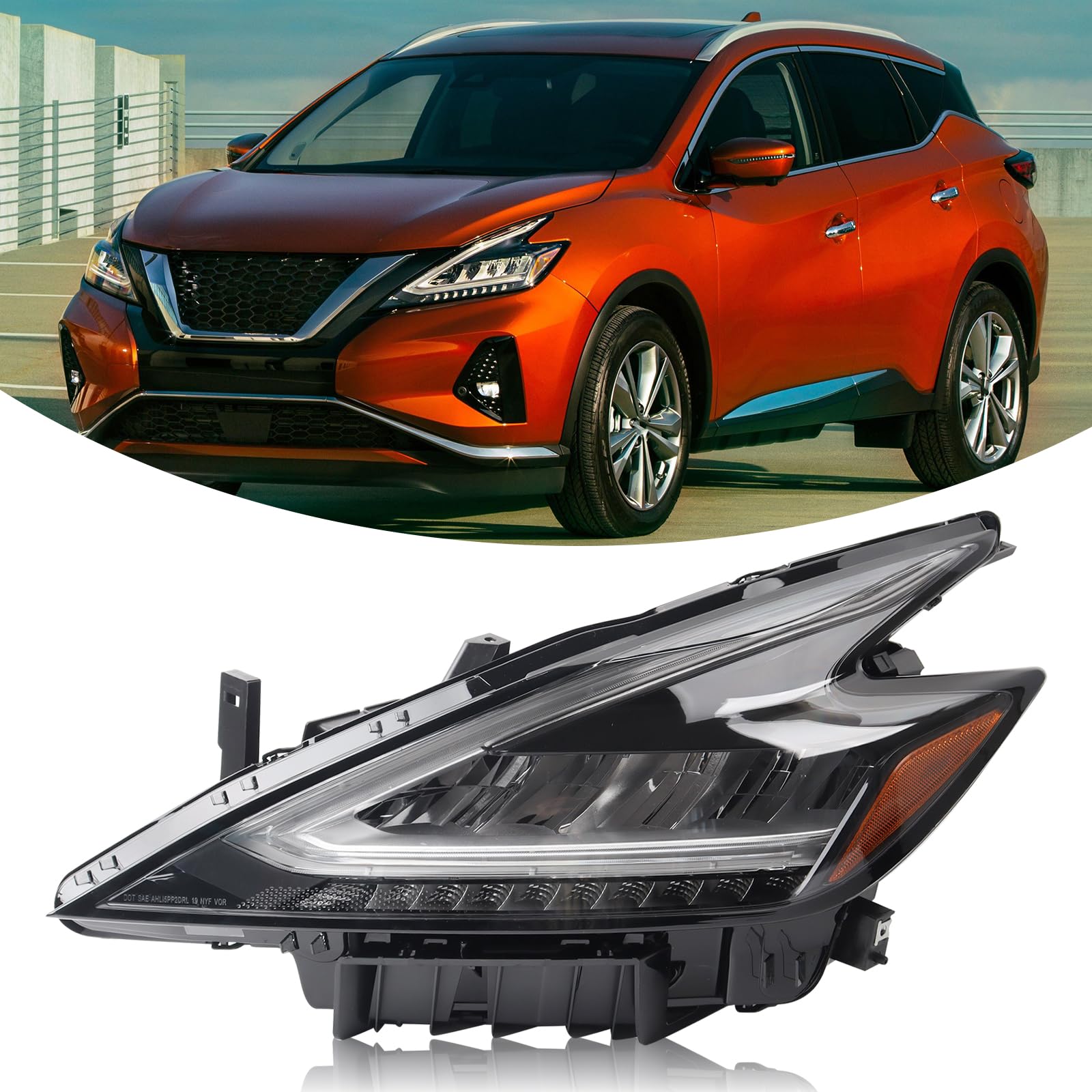 Amazon.com: LED Type Headlights Assembly Compatible with 2019 2020