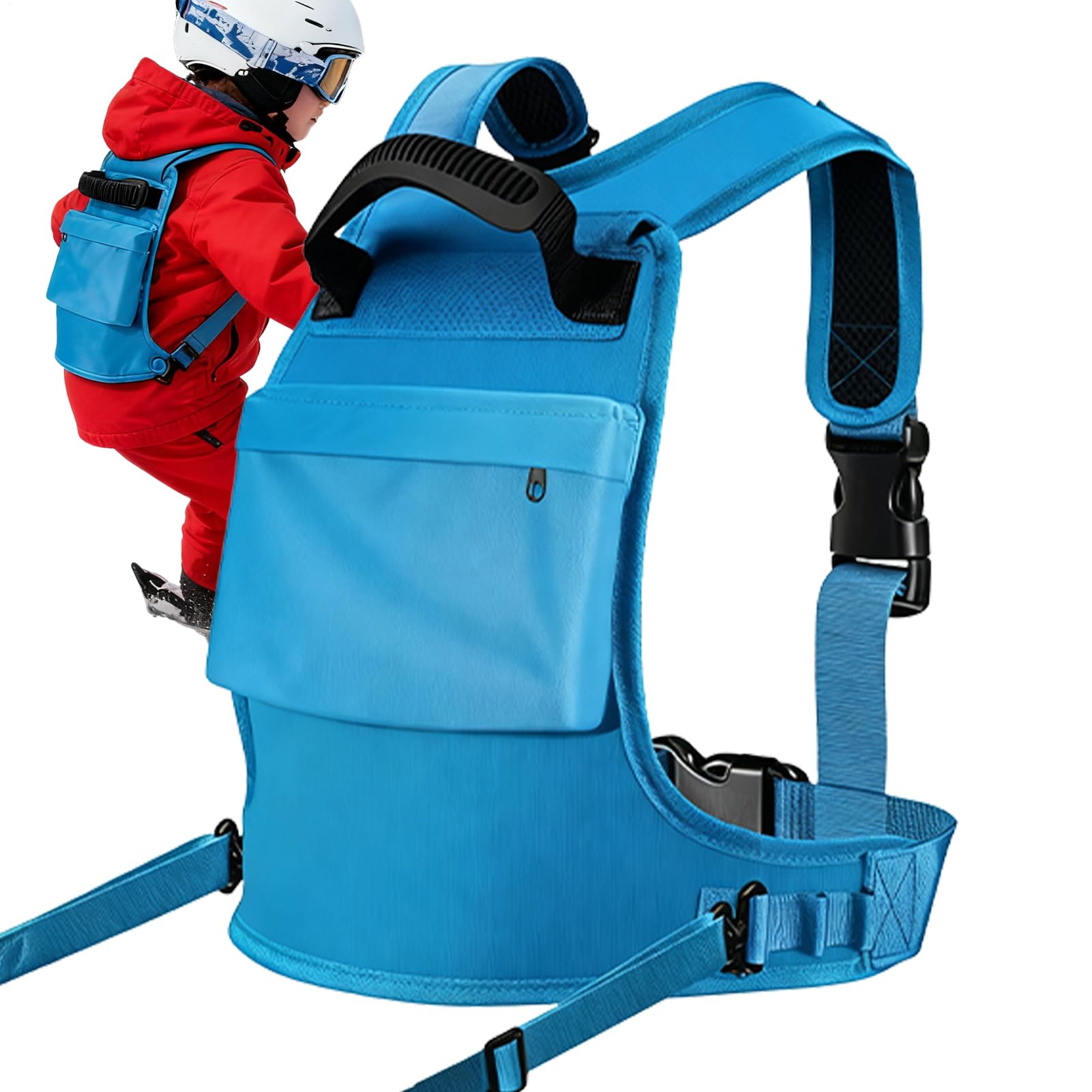 Arnés de snowboard para niños con correa ajustable de seguridad 8