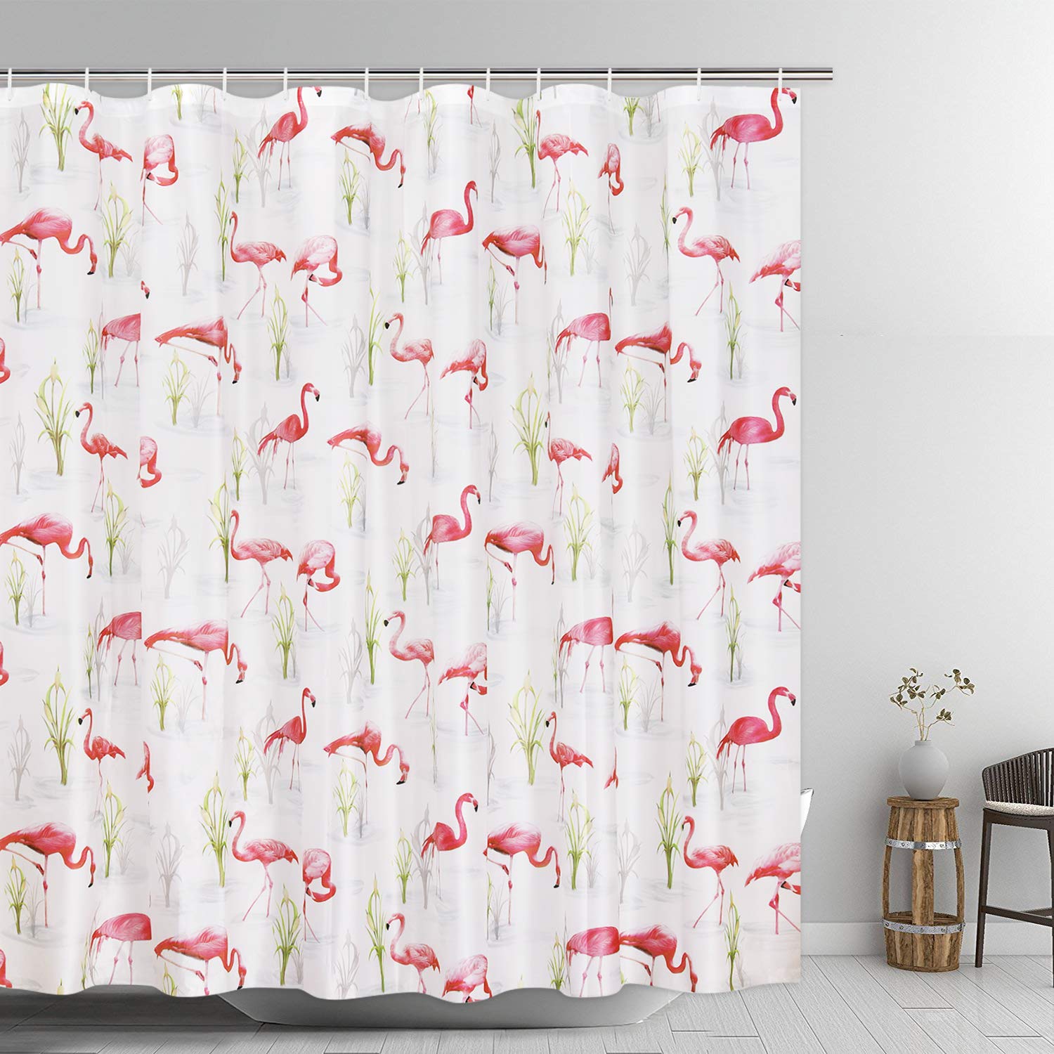 Flamingo Shower Curtains Curtains & Drapes