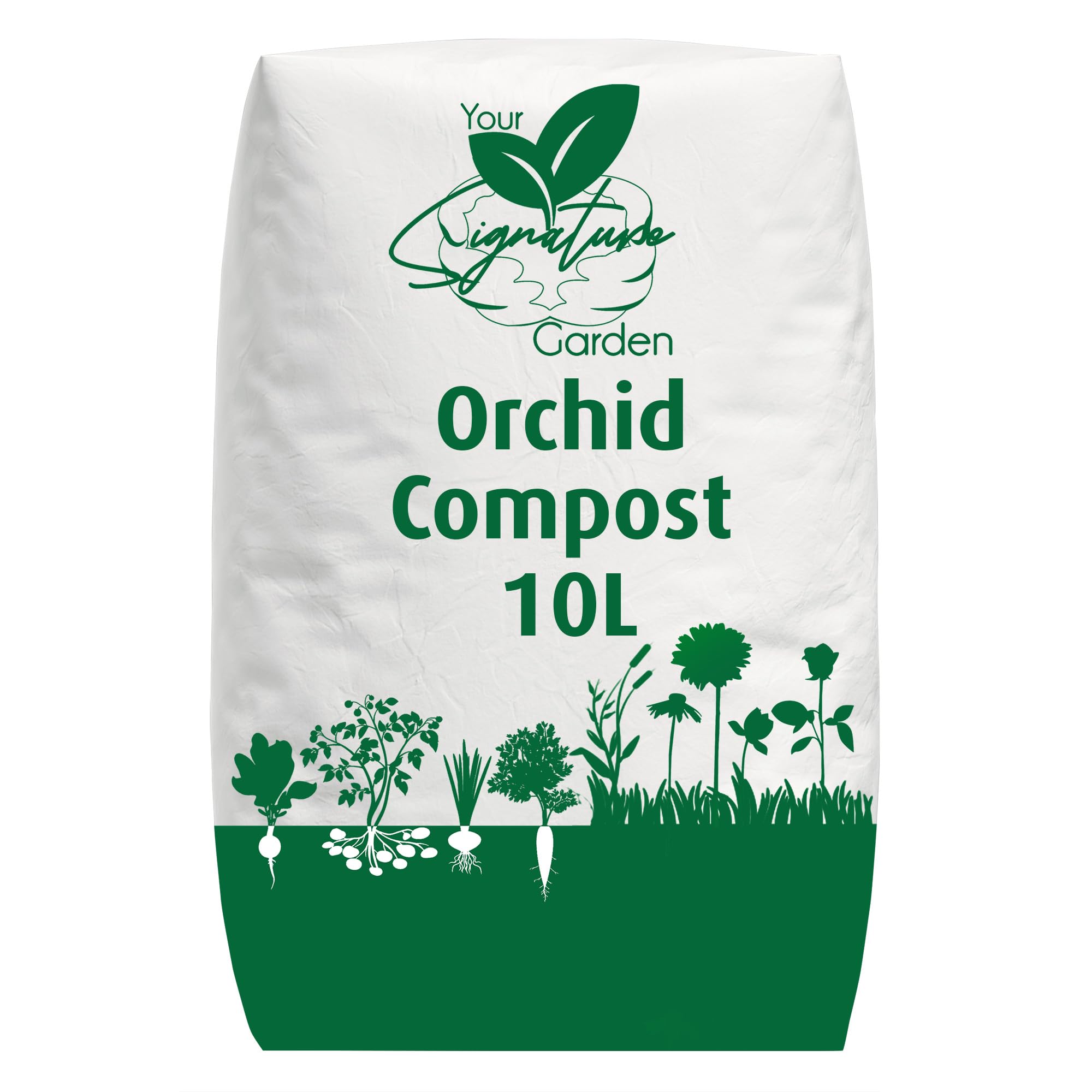 Laeto Your Signature Garden Orchid Compost For Outdoor Plants and Indoor | Specially Formulated Orchid Potting Mix Compost For Successful Feeding And Growth - 10 Litre Bag