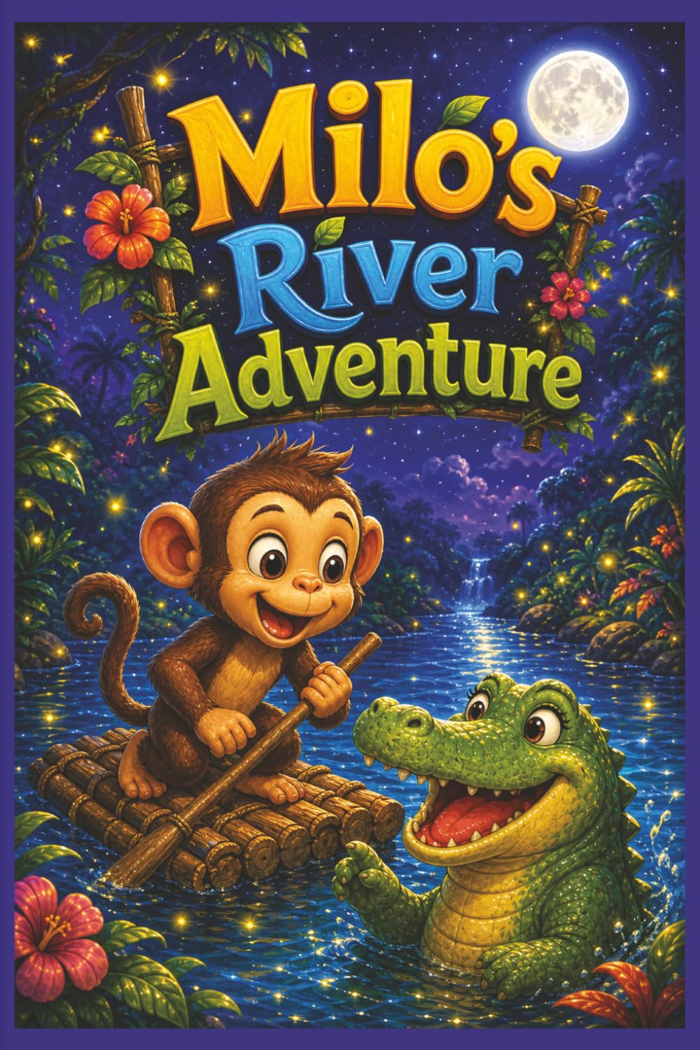 Milo’s River Adventure: A Jungle Raft Story About Friendship, Helping Others, and Bravery for Kids Ages 4–9 (Milo the Monkey)