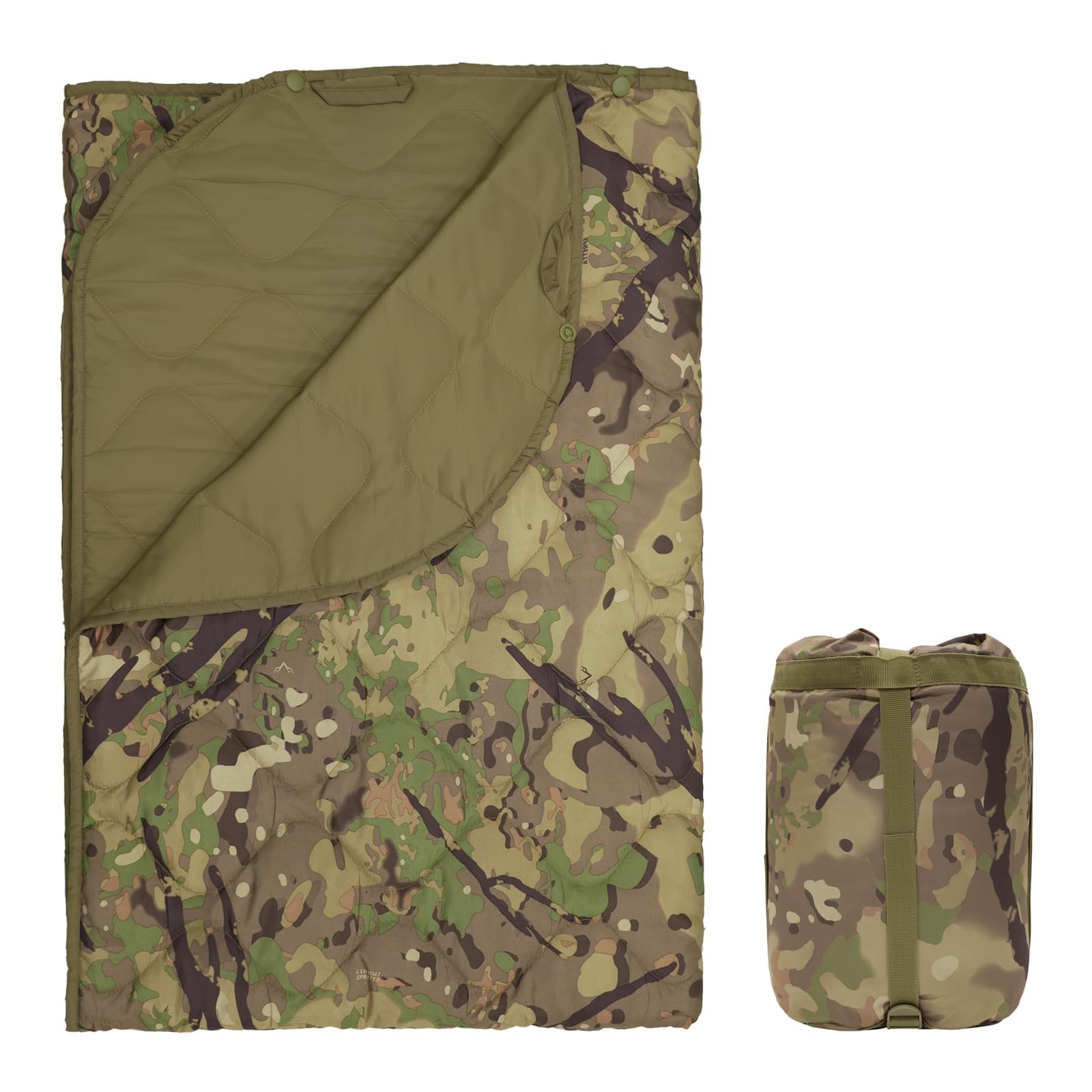 LOOGU Camo Blanket Waterproof Poncho Liner
