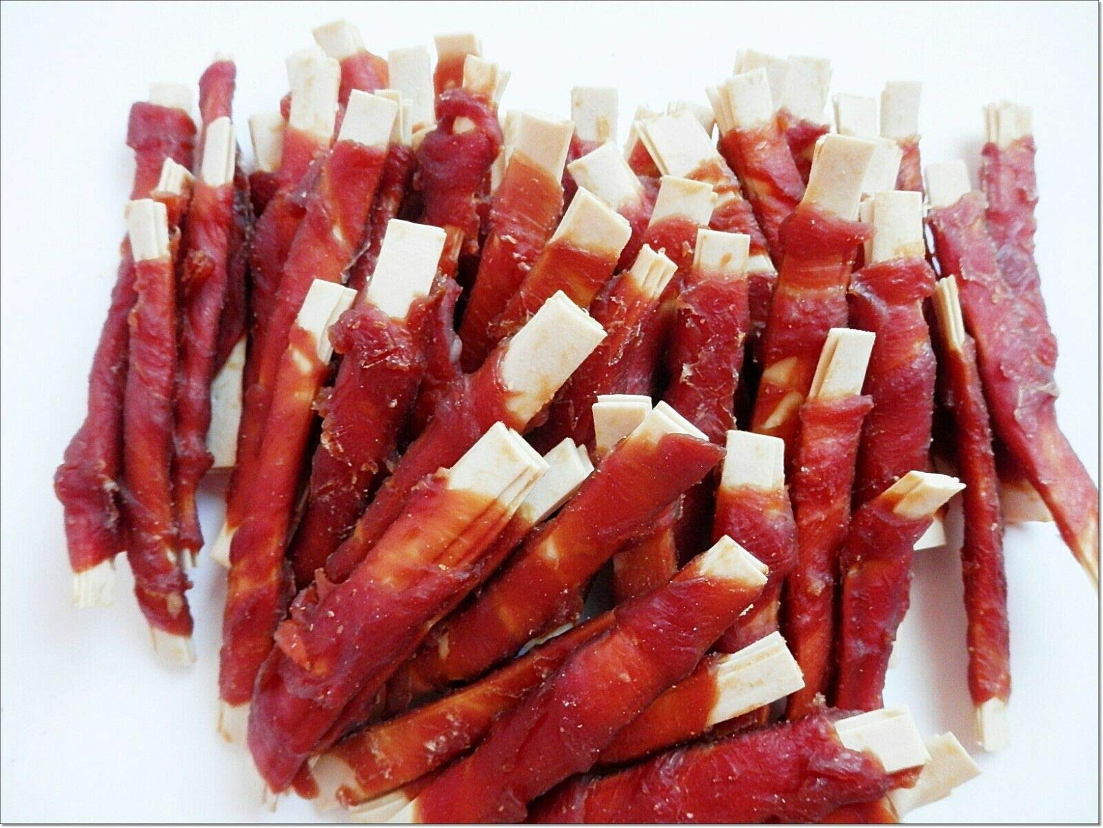 Cod Fish Soft Strips Wrapped in Duck Breast Jerky Premium Chewy Dog Treats