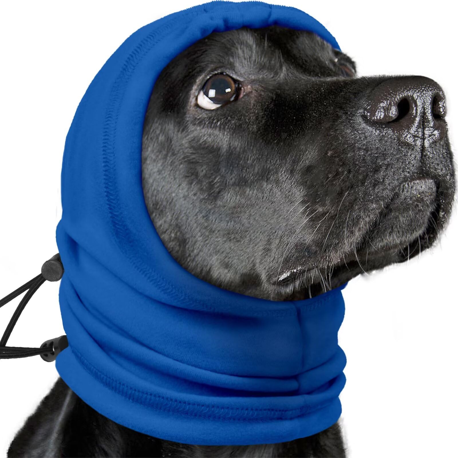 IECOii Dog Calming Hoodie,3rd Gen Anti-Slip Hematomas Ear Wraps for Dogs Ear Covers,Adjustable Doggy Head Muffs Noise Protection,Fireworks Ear Protector Pet Grooming Ear Cover Pet Head Wrap Snood