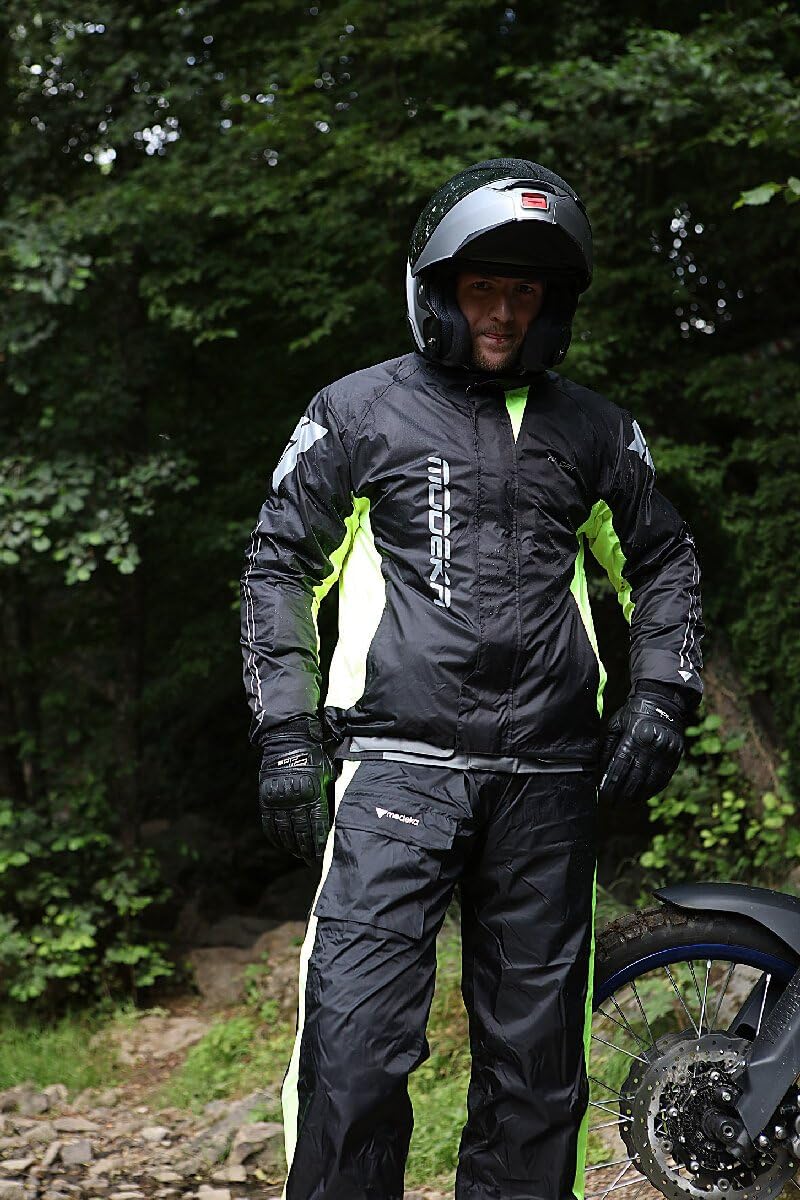 Modeka AX Dry II Motorrad Regenjacke mit Kapuze