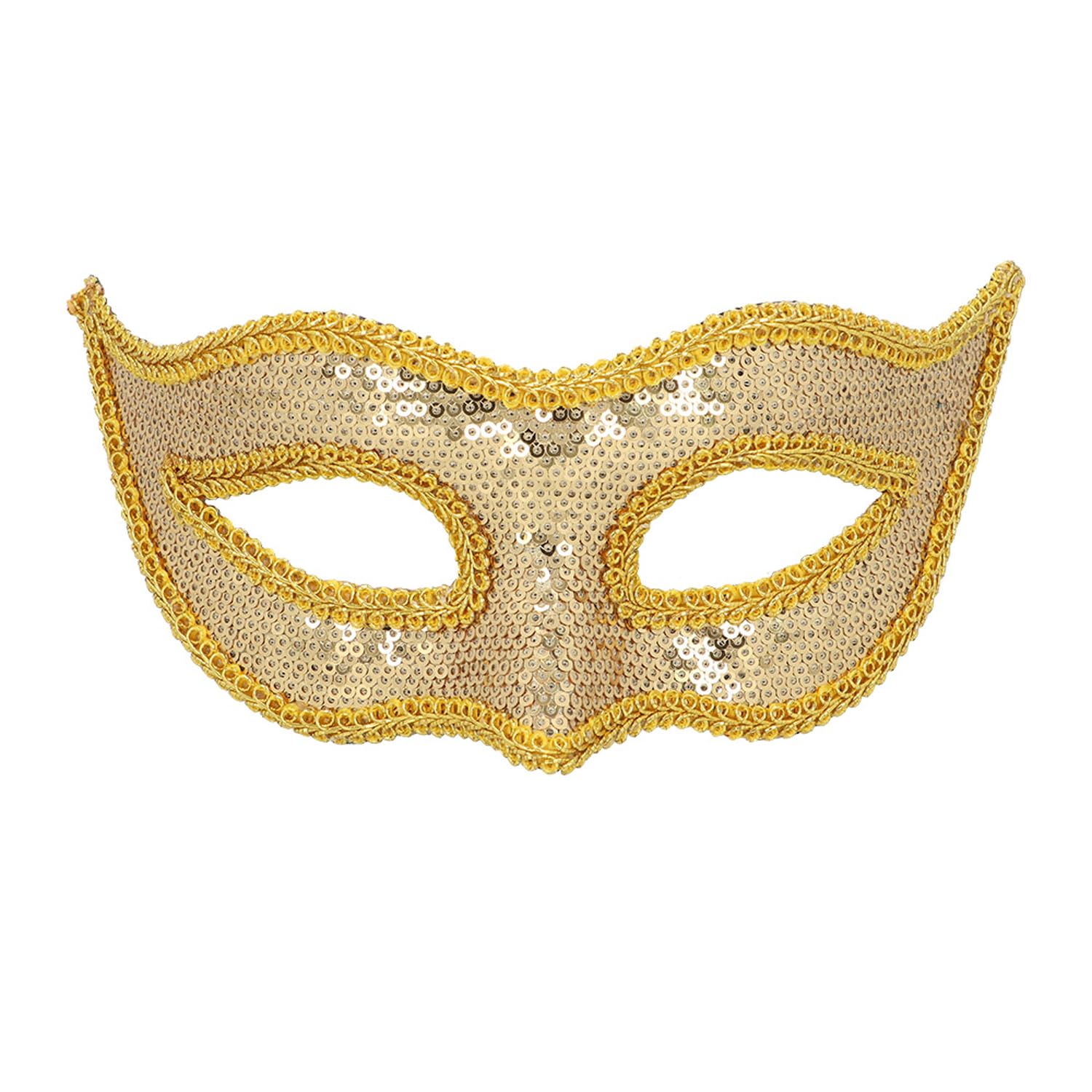 Boland - Venetian Sequin Eye Mask for Costumes, Carnival, Theme Party and Halloween