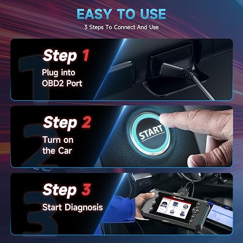 Miniatura 8 de BOSSCOMM IFIX430 Herramienta de escaneo ABS SRS Transmisión OBDII escáner herramienta de diagnóstico, lector de código de motor de automóvil,