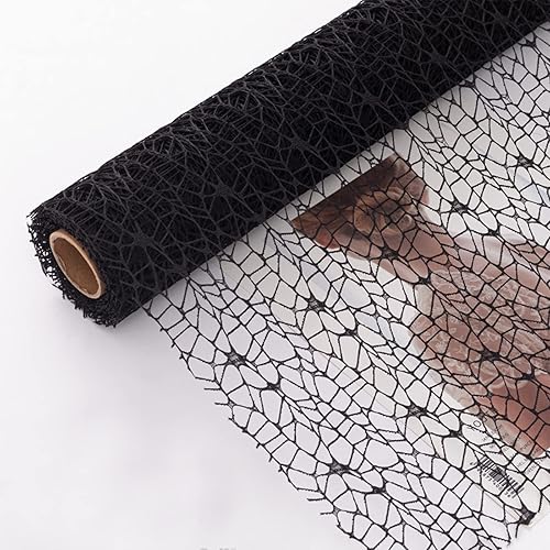 PENINSULA LOVE Rollo de papel de envoltura de flores coreanas reversible de malla de red de embalaje de flores frescas rollo hueco de regalo para