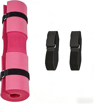 Barbell Pad for Squats, Hip Thrusts & Lunges - High-Density Cushion Squat Pad for Standard Barbells Neck & Shoulder Protector Anti-Slip Weightlifting Barbell Pad for Gym Fitness