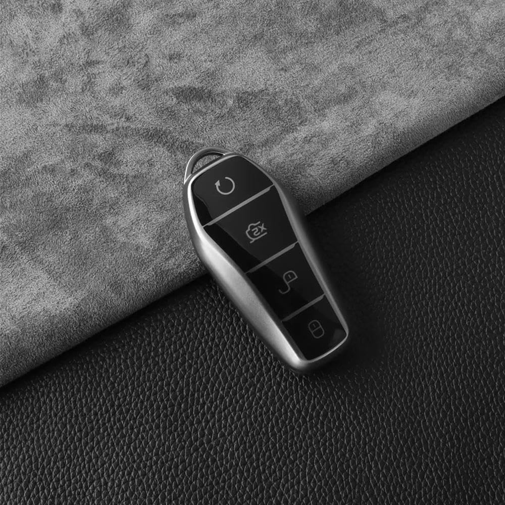 GZNBB TPU 4 Button Car Key Case Cover for BYD Qin Plusdmi Atto 3 Han EV Dolphin Seal u DM i Key Fob Accessories