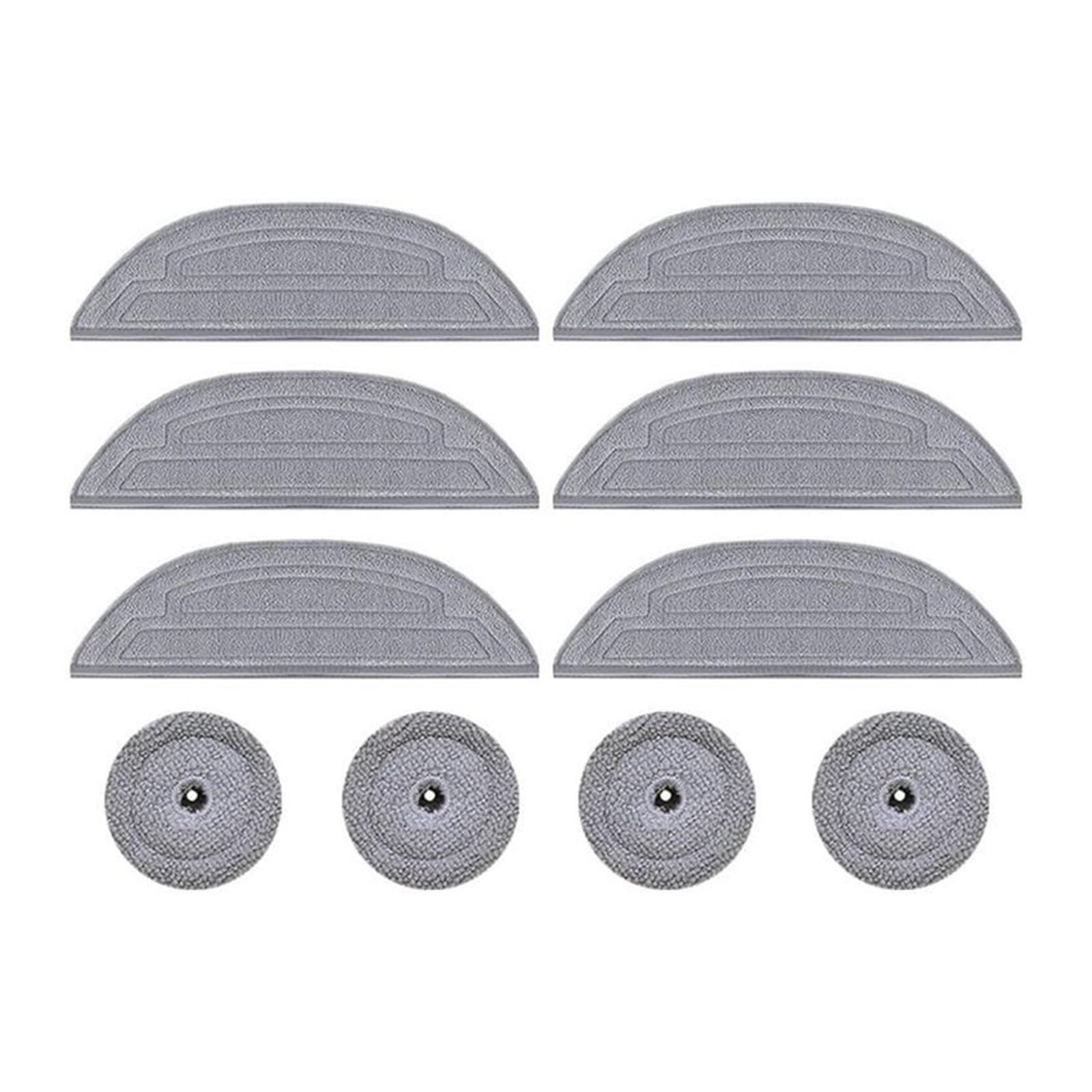 HIZON 10PCS Mop Pad Refill，Compatible For Roborock ，S8 Max Ultra / S8 Maxv Ultra Robot Vacuum Replacement Washable & Reusable Mop Cloth