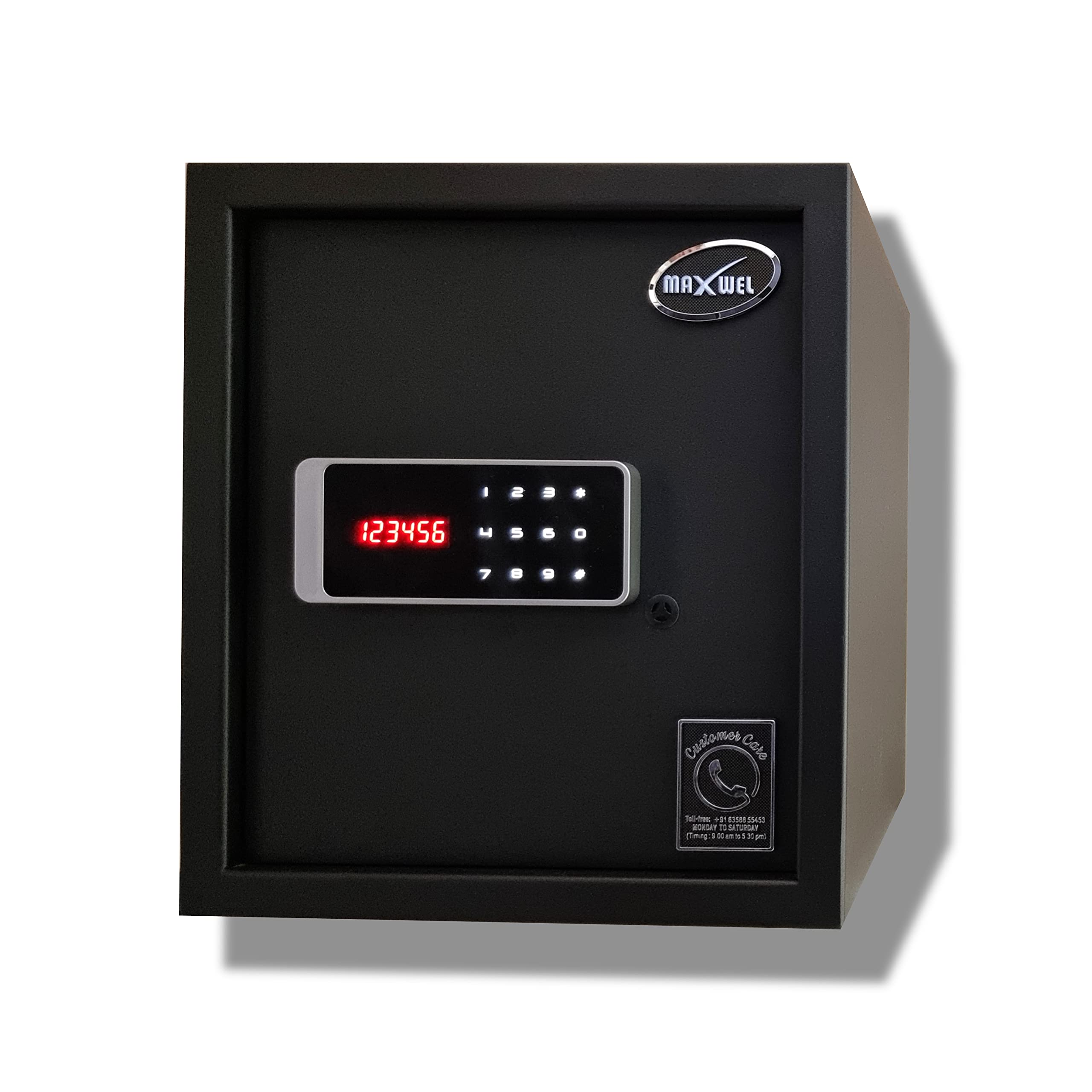 Maxwel Safe (20 Litres) Digital Electronic Locker w/Touch Screen Panel |Home Safe with Keypad for User Pin | Keys for Emergency (B09TKTXR18) Amazon Price History, Amazon Price Tracker
