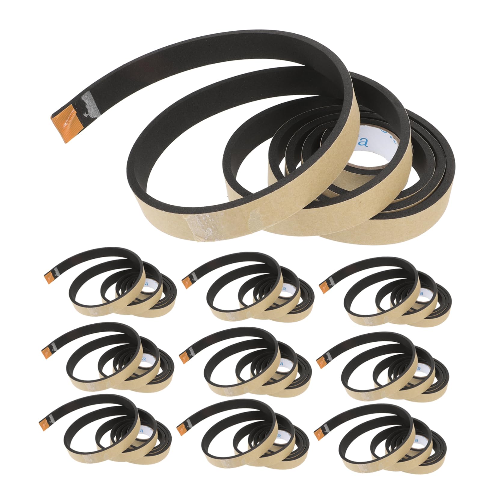 PRETYZOOM Sealing Tape for Doors and Windows 10pcs Single Sided Foam Adhesive Strips Insulation Pad Soundproofing Tape Easy Installation for Furniture