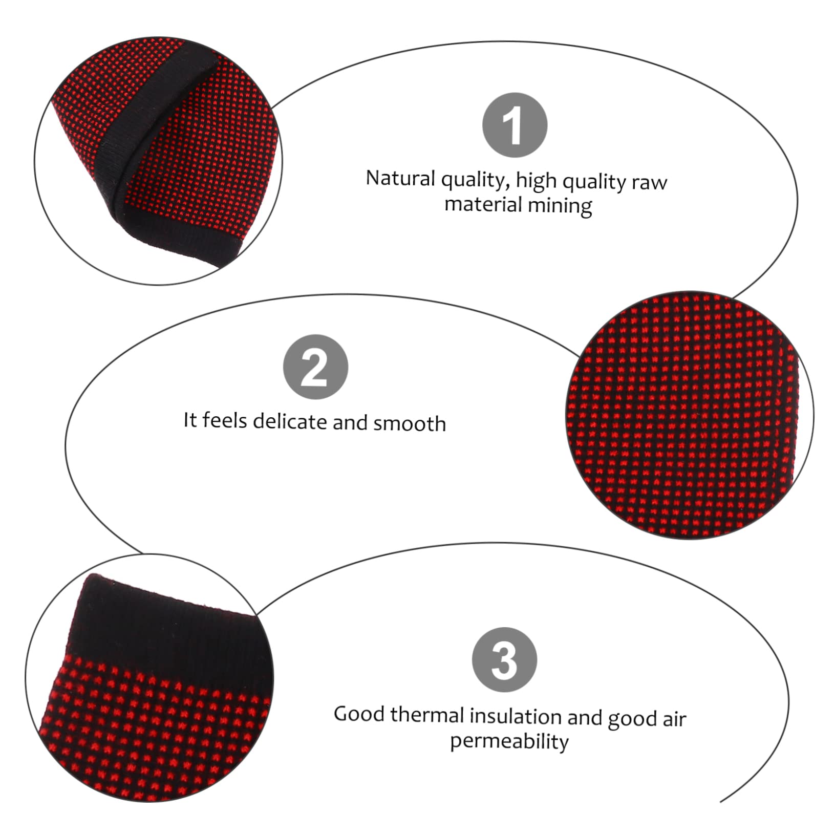 NOLITOY Winter Activity Waist Brace Lumbar Support Belt Cashmere Jacquard Elastic