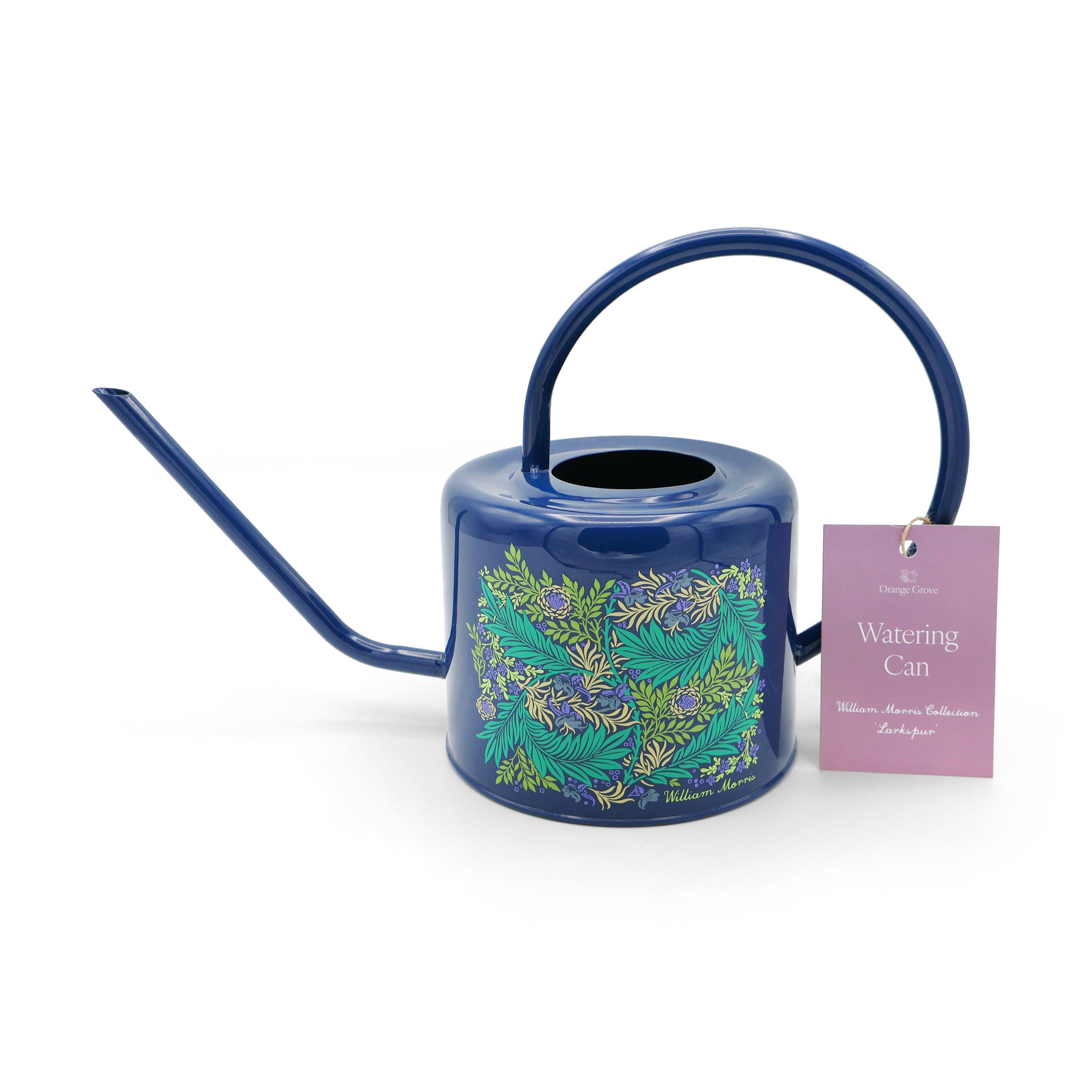 Watering Can - William Morris Larkspur Design, Blue