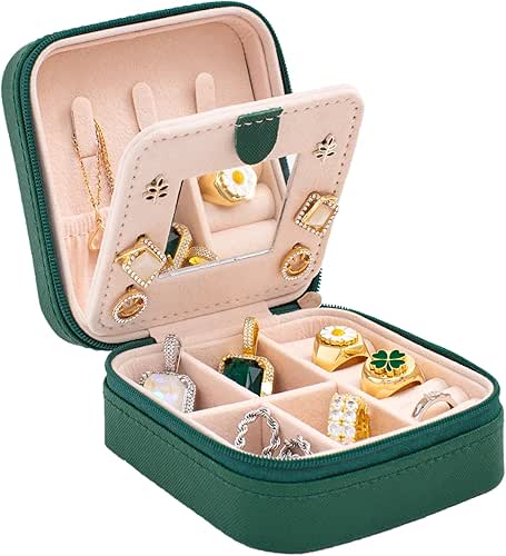KElofoN Travel jewelry case Travel jewelry box Travel Jewelry Organizer