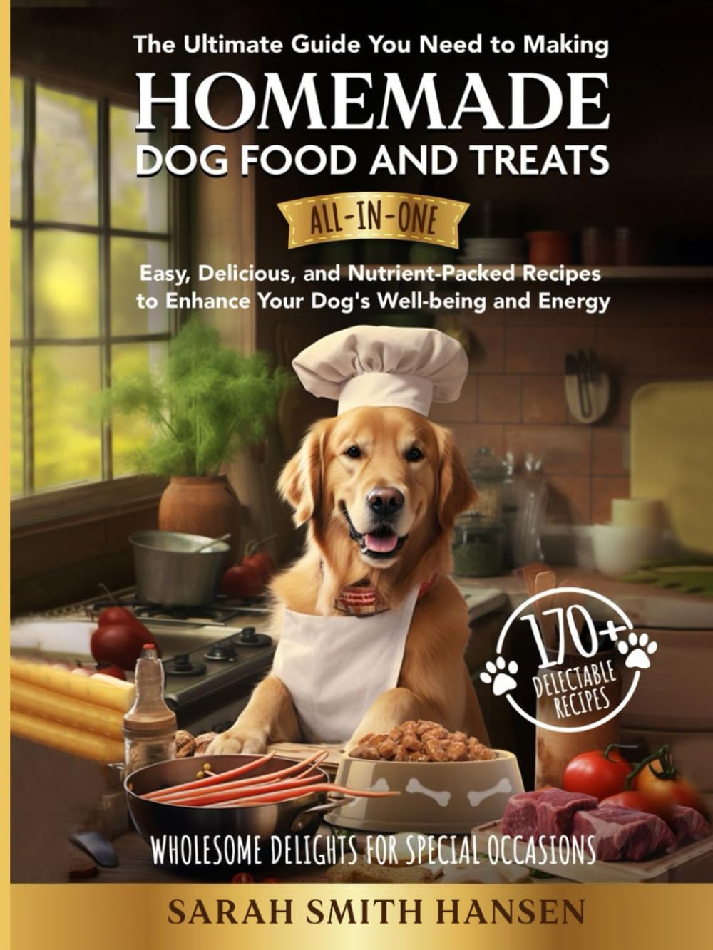 The Ultimate Guide You Need to Making Homemade Dog Food and Treats: [All-in-One] Easy, Delicious, and Nutrient-Packed Recipes to Enhance Your Dog’s Well-Being And Energy Paperback – Large Print, 18 Oct. 2023