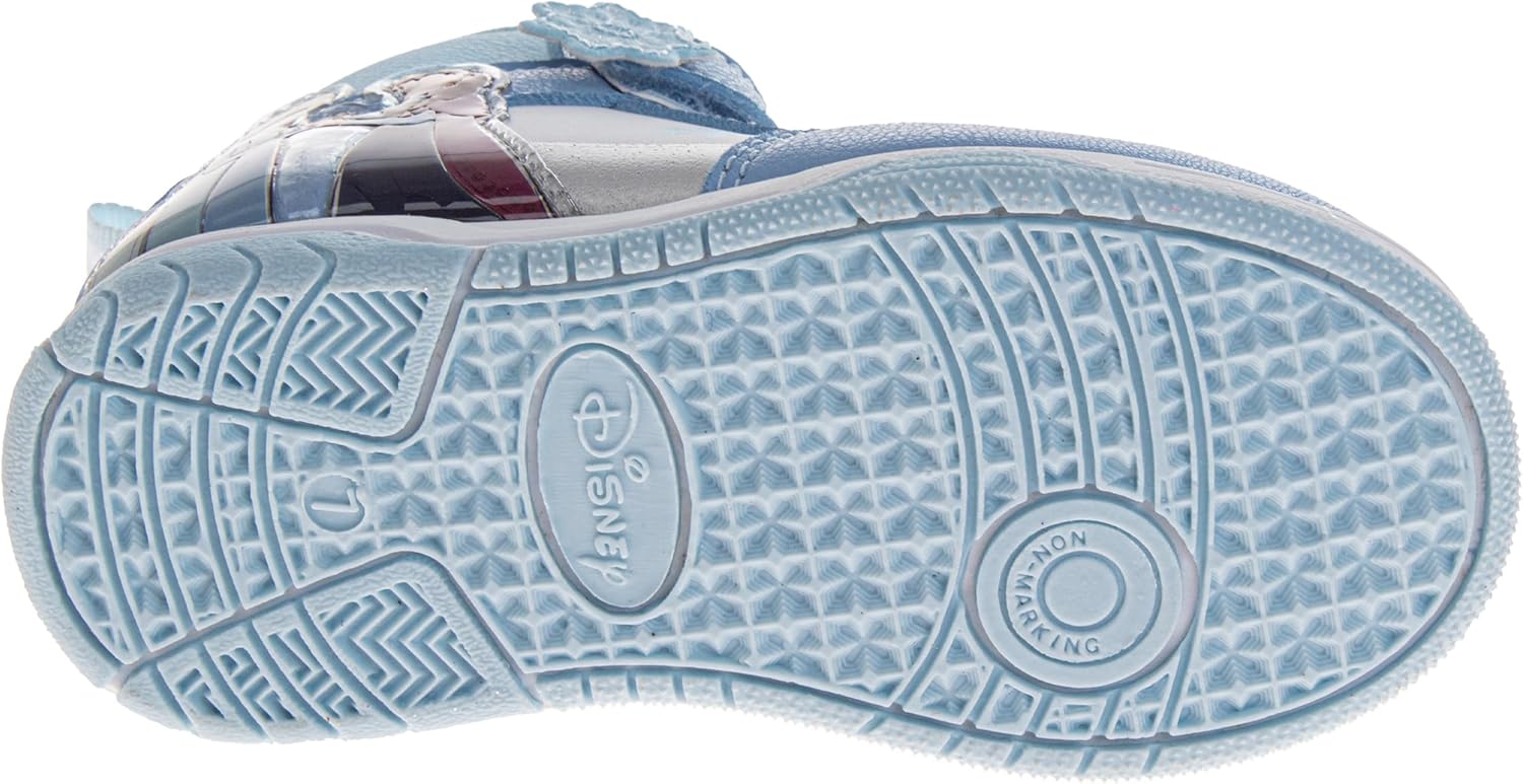 Josmo Girls High Top Sneakers Minnie Mouse Frozen Elsa Anna Paw Patrol Skye Lilo & Stitch Moana Character Shoes for Girls Size Toddler to Little Kid - Image 5