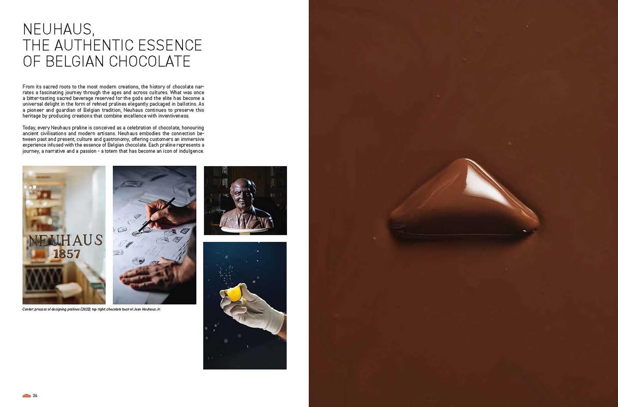 NEUHAUS Inventor of the Belgian praline /anglais