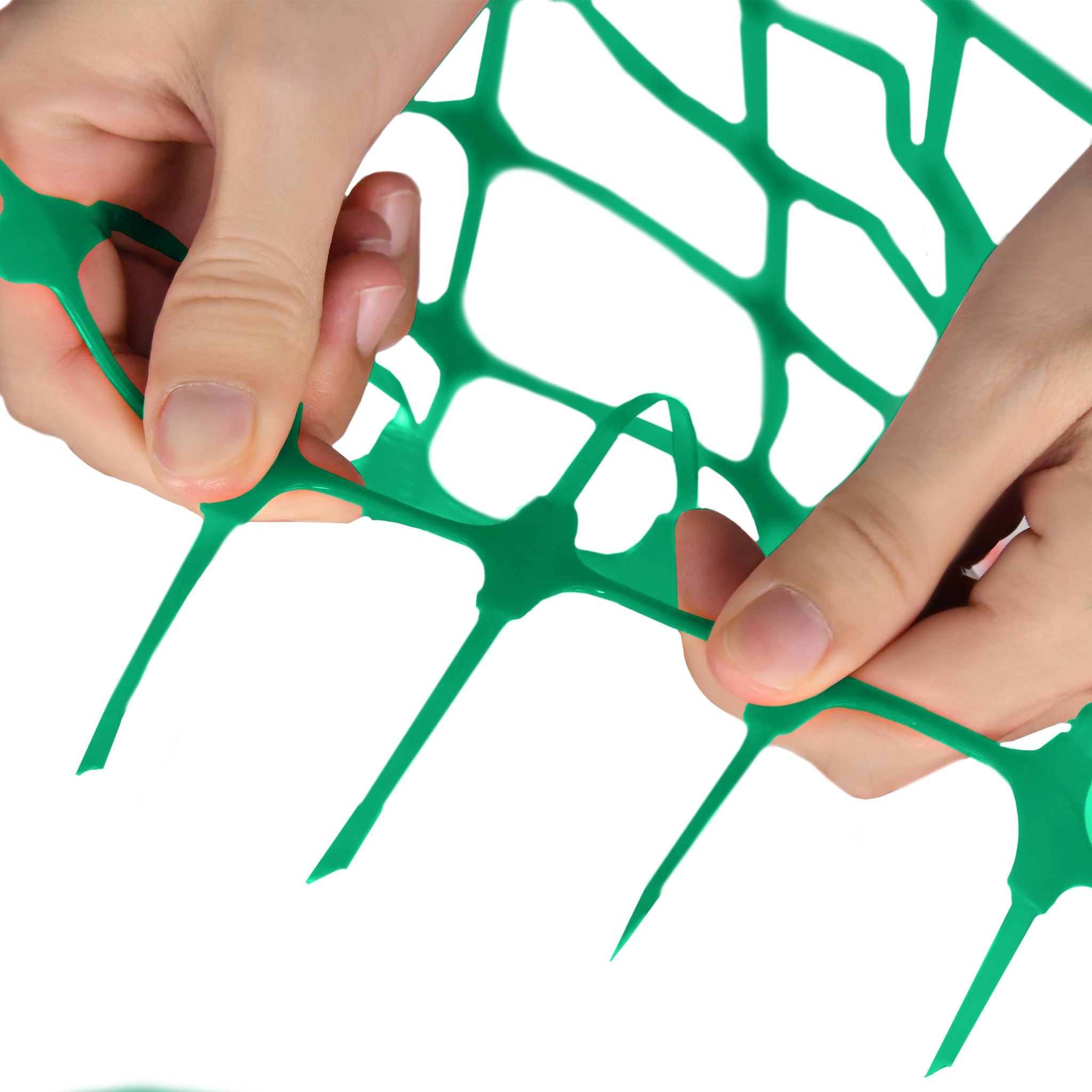LILIIN 1x80m Recinzione in plastica per cantiere, rete di sicurezza, rete delimitatrice, rete per animali selvatici, rete di sicurezza, rete da giardino, recinto per polli, rete per cantiere, verde