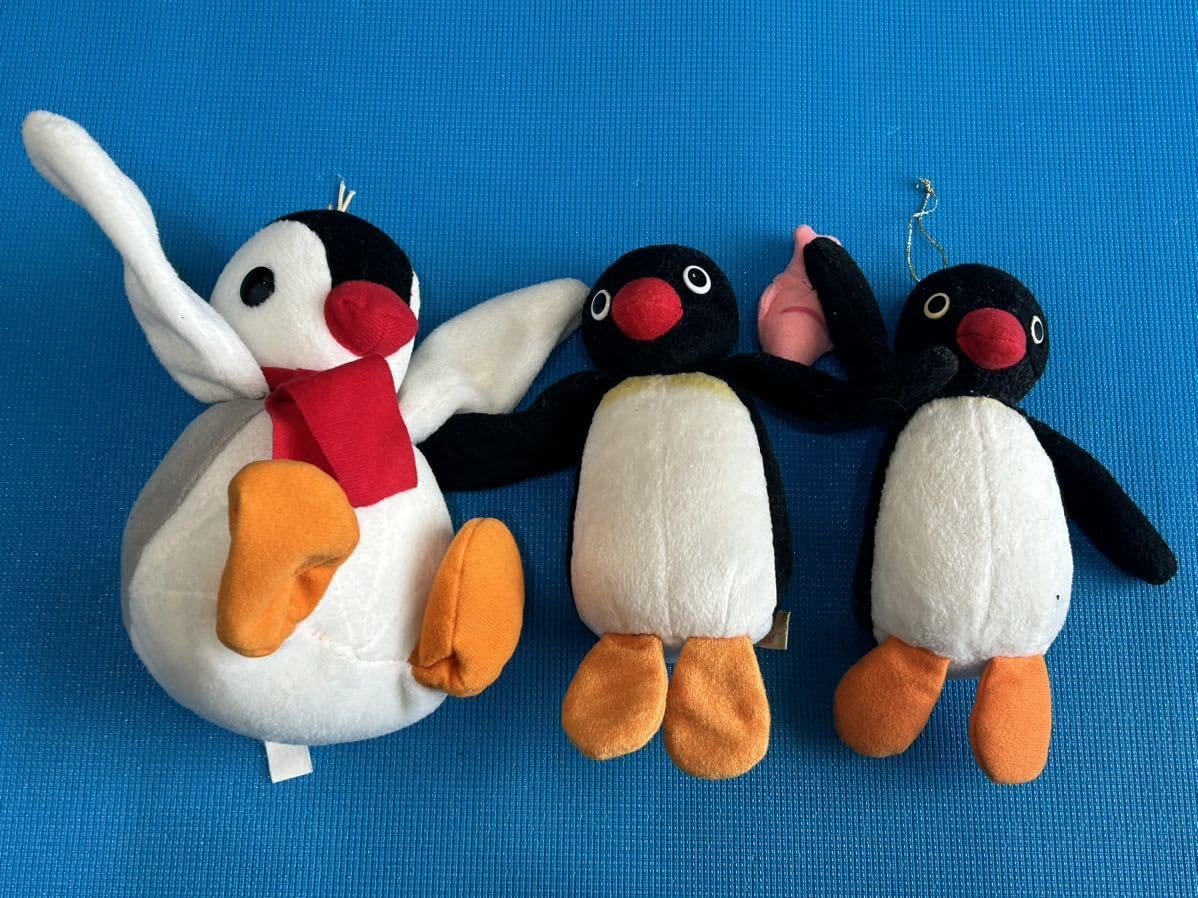 Amazon.co.jp: Pingu Plush Toy Pingu & Pinga Set of 3 : Toys