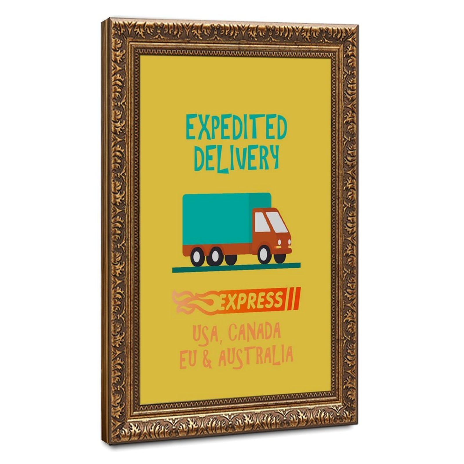 Bareronor Shipping Upgrade Poster Canvas Poster Bedroom Decor Landscape Office Room Decor Gift 20" L X 30" W