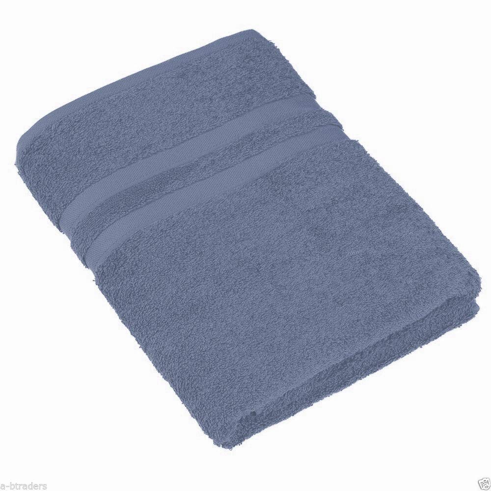 A & B TRADERS Bath Sheets Extra Large Size 90x 190 cm, 100% Organic Cotton Extra Absorbent Bath Towels (Grey)