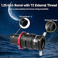 Vista 3 de SVBONY SV199 Correctores de dispersión atmosférica, 1.25 pulgadas ADC para observación e imágenes planetarias de la luna, accesorio de telescopio