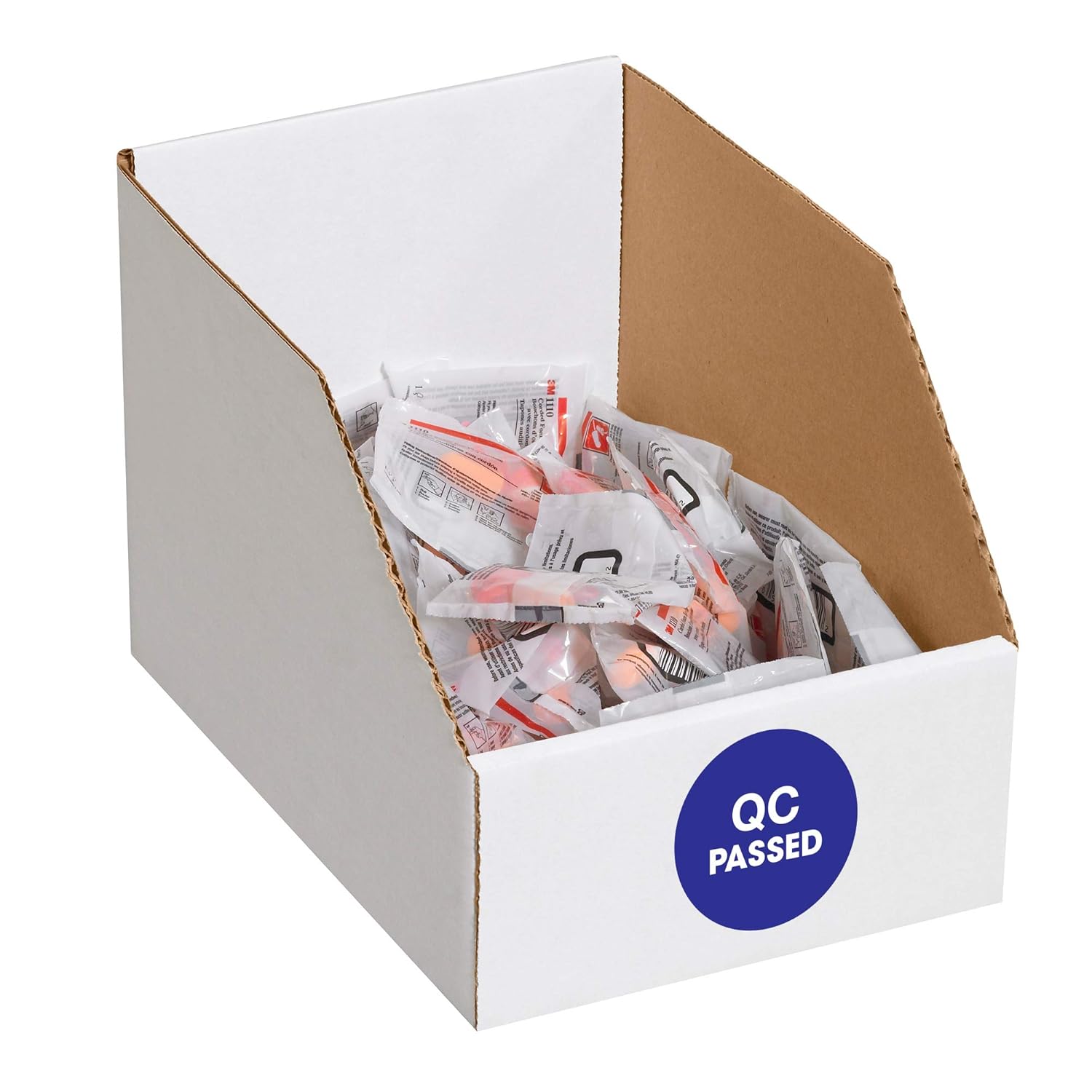 Tape Logic 2' Circle Label, 'QC Passed', Blue, Roll of 500 Stickers, for Inventory Control and Warehouse Organization