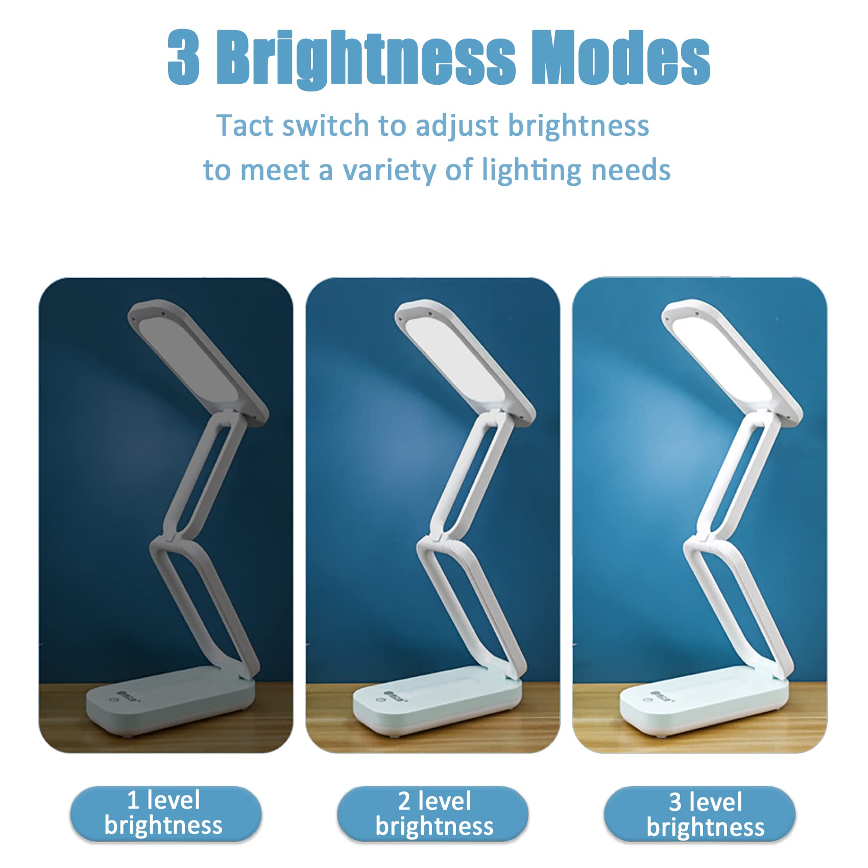 Lampara LED Escritorio Solar Portátil Plegable Lampara LED Recargable USB Lámpara de Mesa Solar Luz de Lectura Lámparas de Lectura de Noche para Trabajar, Estudiar (Rosado)